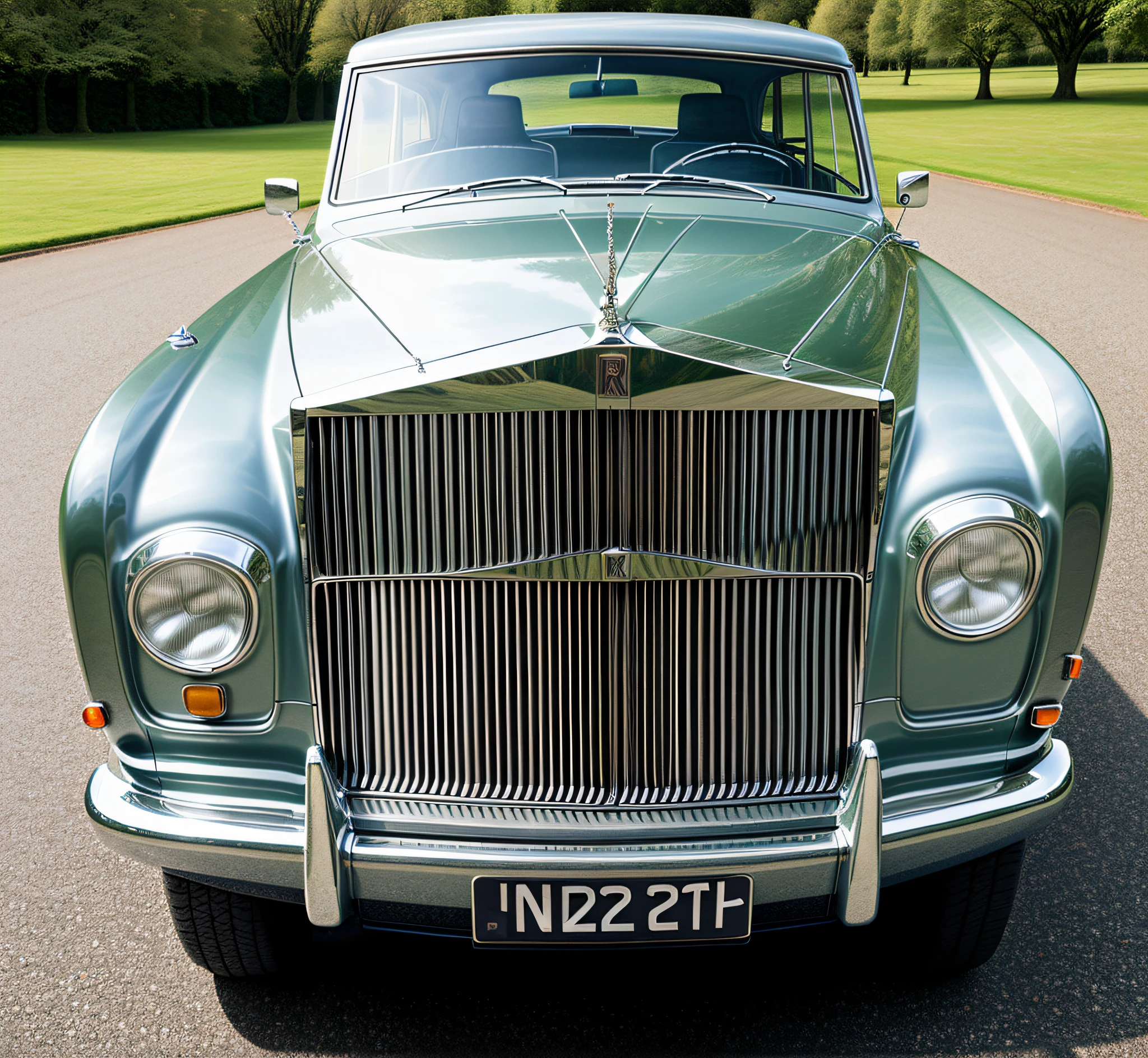 outdoors, sky1967 rolls-royce silver shadow – a classic jacquard illustration for a new book, vehicle focus, ground vehicle, motor vehicle, car, no humans,