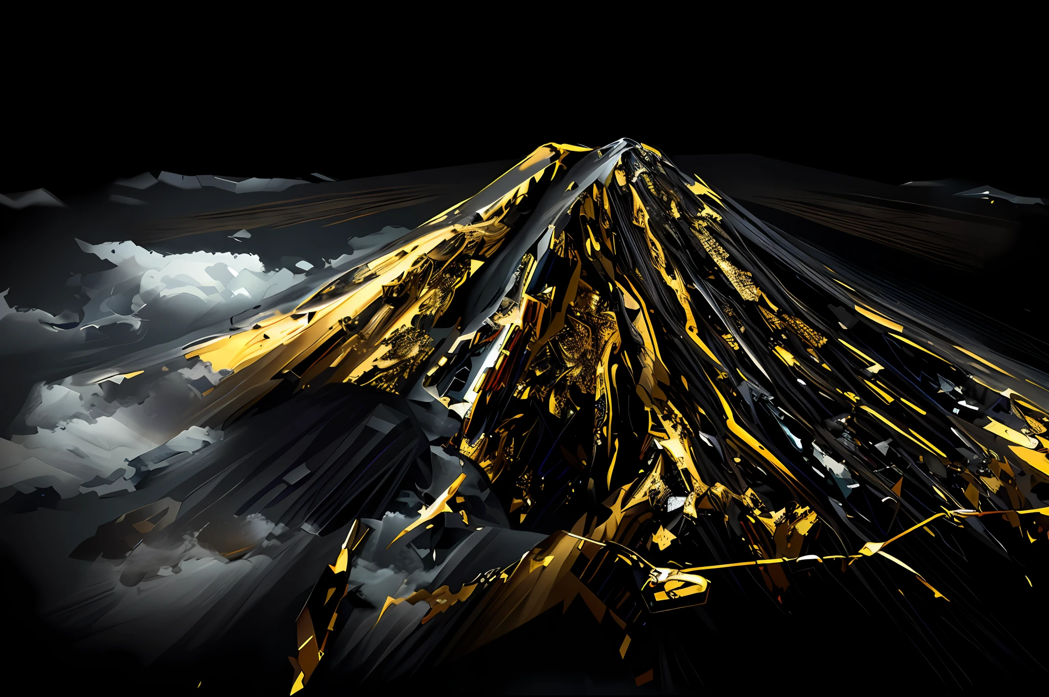 black, mirror, space, gold, cool, casino