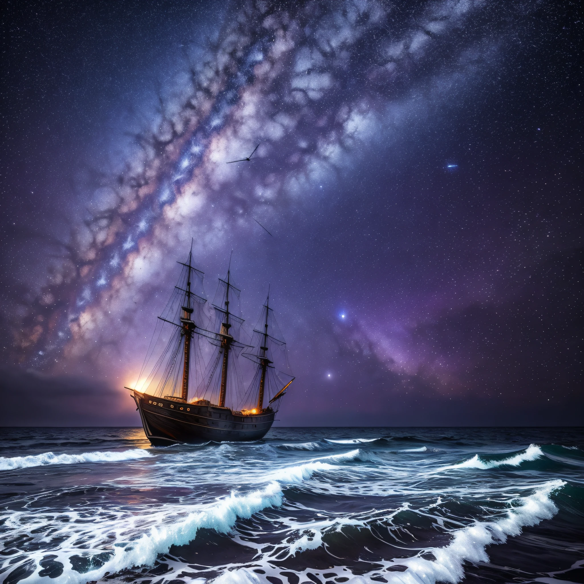 Starry sky, deep sea