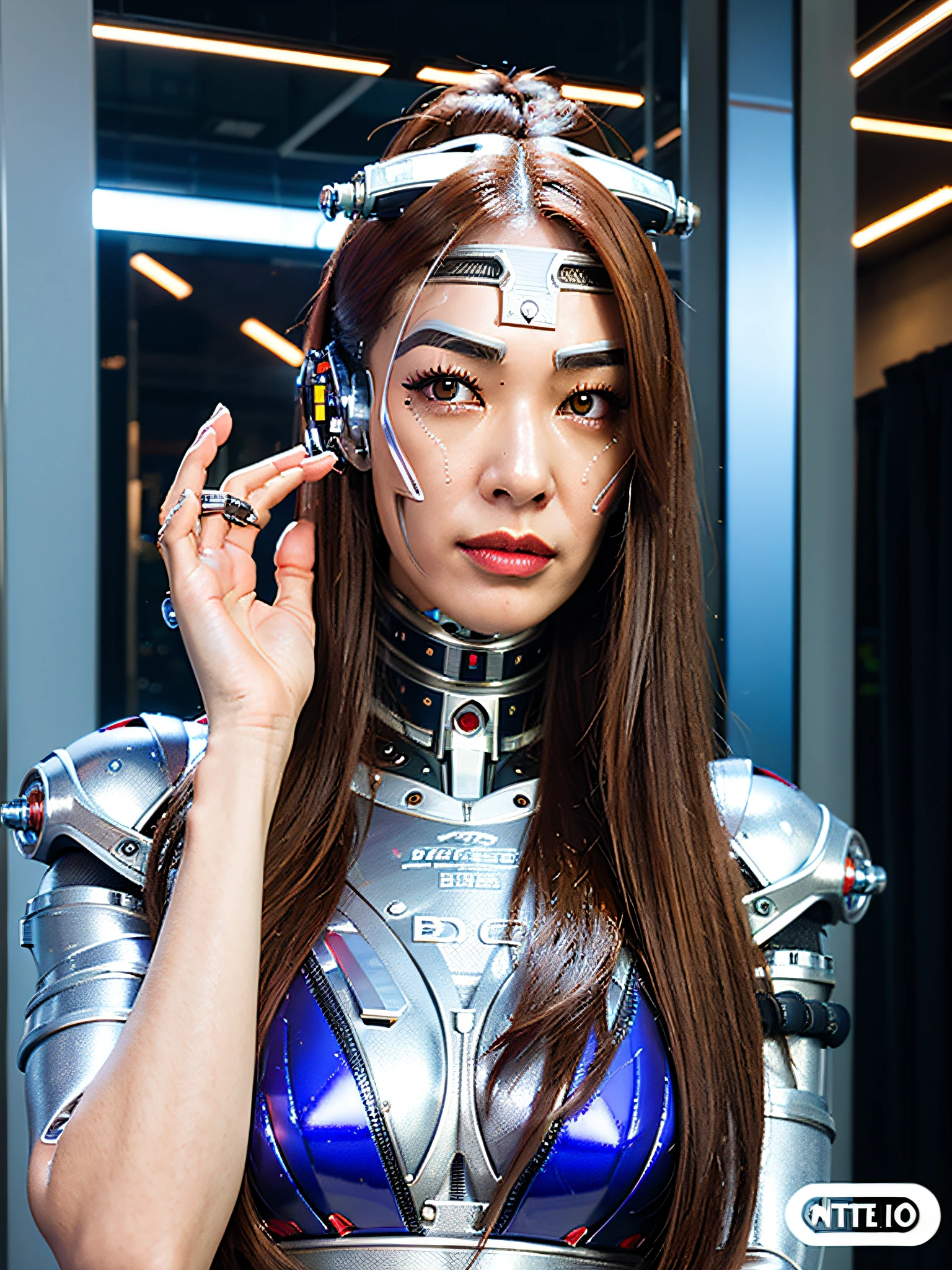 (Cyborg:1.5),, Android, (Cyberpunk:1.4), (Realism: 1.4), (Best Quality: 1.0), (Super Resolution: 1.0), 8K, RAW Photography, (Masterpiece:0.2), Ultra Detail, Alone, One, Girl, Beautiful, Cute, Cool, Helmet, Headgear, Japan Person, Pale Skin, Detail Skin, Look at the Beholder, Colossal, Protruding, Fleshy Sensation, ?????????, Silicone, Enamel, Terminals, Contacts, Micro ??????, Matrix, Sheer Material, Transparent Material