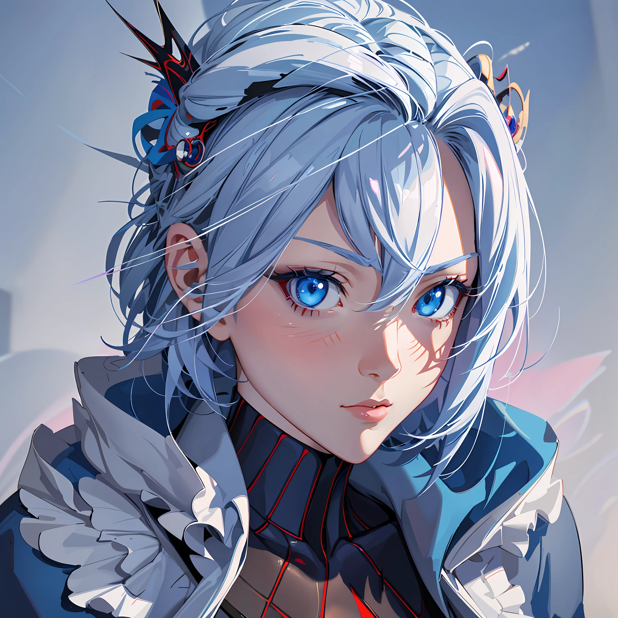 anime girl with blue eyes and a spider - man costume, detailed digital anime art, detailed anime character art, extremely detailed artgerm, highly detailed exquisite fanart, stunning anime face portrait, fanart best artstation, anime art wallpaper 4 k, anime art wallpaper 4k, clean detailed anime art, realistic anime artstyle, stunning character art, digital anime art