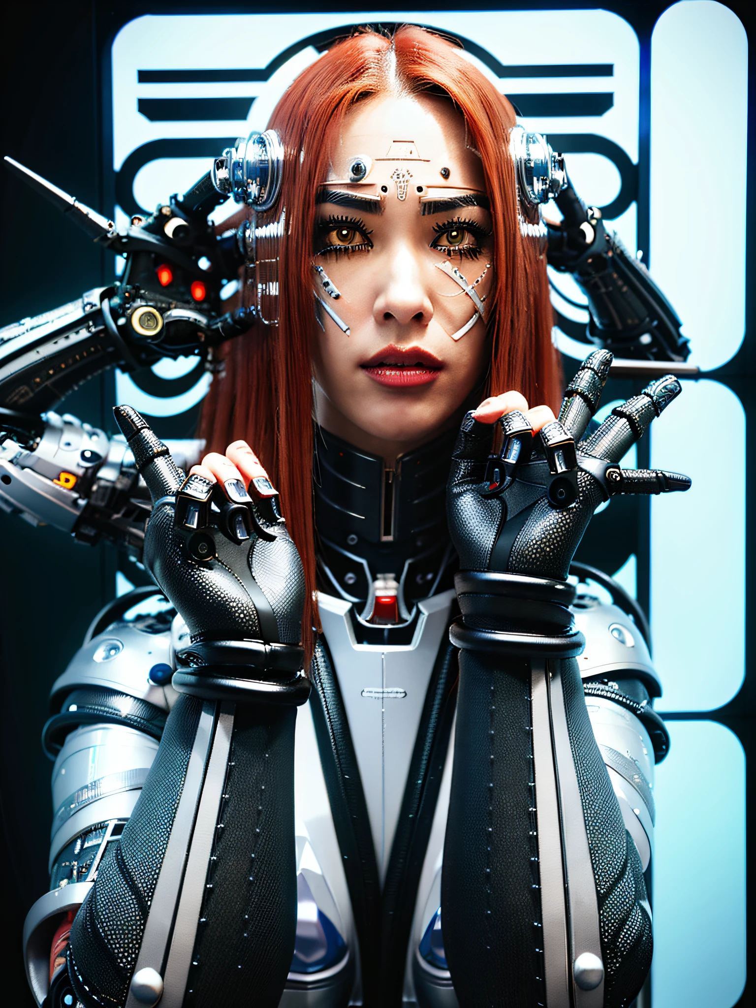 (Cyborg:1.5),, Android, (Cyberpunk:1.4), (Realism: 1.4), (Best Quality: 1.0), (Super Resolution: 1.0), 8K, RAW Photography, (Masterpiece:0.2), Ultra Detail, Alone, One, Girl, Beauty, Cute, Idol, Helmet, Headgear, Japan Person, Pale Skin, Detail Skin, Look at the Beholder, Colossal, Protruding, Fleshy Sensation, Camel Toe, silicone, enamel, terminals, contacts, micro bikini, matrix, sheer material, transparent material,