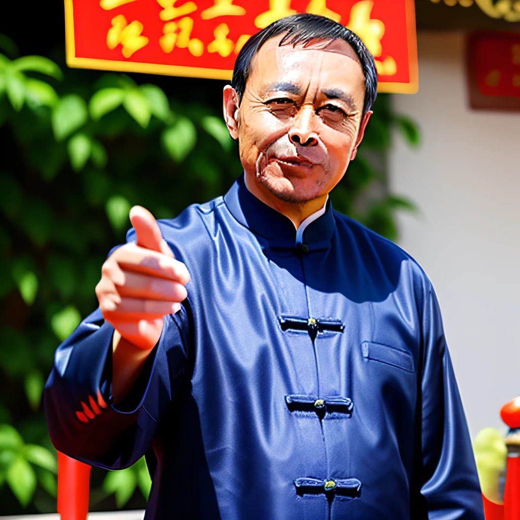 a photo of mabaoguo, looking to the viewer, street, china, ancient