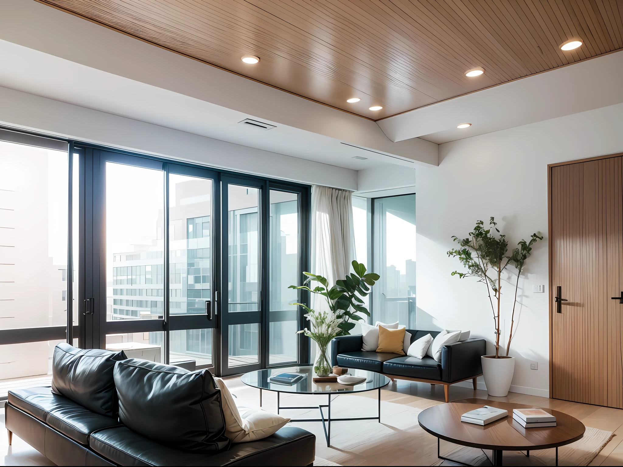 1. The layout is open, simple and bright. With an open layout, there is a strong sense of space, giving people a feeling of openness and comfort.
2. The colors are simple and bright. Mainly based on white, gray and other simple and elegant tones, less use of bright colors, giving people a fresh and simple visual experience.
3. The furniture is simple and practical. The furniture has clean lines, mainly solid wood and artificial stone, focusing on practicality and comfort.
4. Simple and generous decoration. Avoid too many decorations and use simple decorative paintings and picture frames to decorate the space. The decorations are simple and tasteful.
5. Plenty of light. Natural light is brought through large windows, and the space is bright and not dazzling.
6. Attention to detail. Although the style is simple, attention is paid to every detail, and the quality of the space is highlighted through some high-quality soft furnishings or decorations.
7. Functional. The space layout not only pays attention to beauty, but also attaches importance to the functionality of life to meet the actual life needs of the occupants.
8. Embody the philosophy of life. The minimalist style is based on minimalism and function, but it also reflects the rejection of glitz and the value pursuit of returning to the authenticity of life by the occupants' life philosophy.
9. Strong spatial fluidity. The open space and transparent visual effect are adopted to fill the partition between the spaces and realize the integration and connection of different functional spaces.
The simple style emphasizes the balance between life function and aesthetics, and creates a comfortable and high-quality living environment through simple, open and bright design techniques, so that residents can experience the beauty and true meaning of life in simplicity. --auto --s2