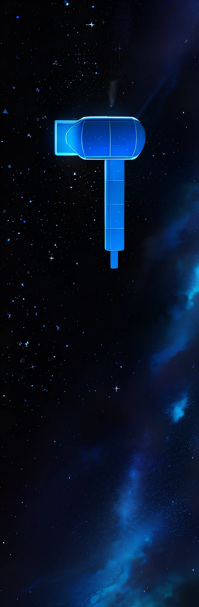 Floating in space, deep blue universe, stars, UHD, masterpiece, high details, best quality, 8k