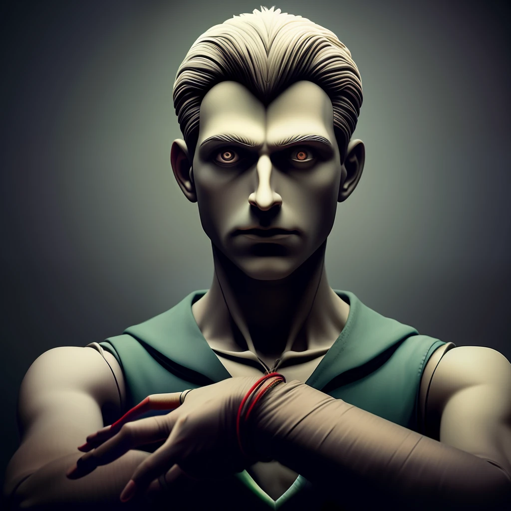 Marionette, hands controlling, photorealistic, male, man, manipulation, 4k, ultraHd