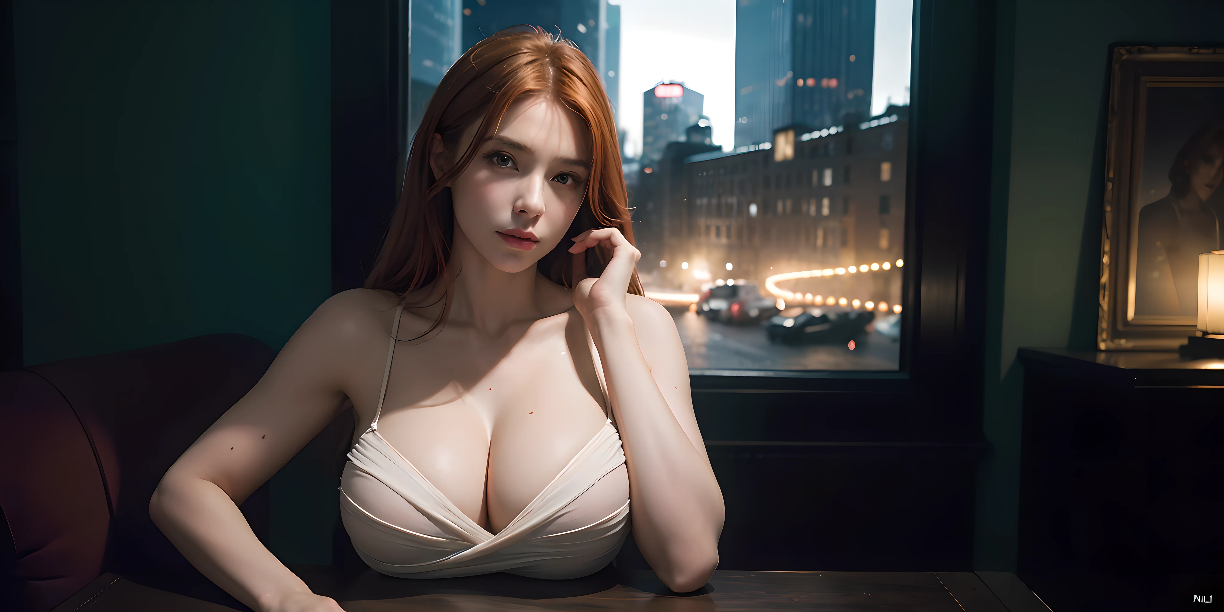 (masterpiece, realistic:1.3), (extremely intricate1.2), (photorealistic:1.4), (extremely delicate), (ultra realisic:1.3), hyperrealistic photography, extremely detailed CG unity 8k wallpaper, HDR, RAW photo, dsir, ultra wide camera, night ambience, artst style, (photographed on a Canon 5D, 105mm lens, F/1.4 aperture), full body, nurse, shiny skin, realisic skin, huge (gingantic) breasts, the pose, infirmary, good hand, good face, high-res, head:1.3,((Hasselblad photography)), finely detailed skin, sharp focus, (cinematic lighting), collarbone, softlighting, dynamic angle, [:(detailed face:1.2):0.6], wide resolution, cleavage,(((city background))), outside,