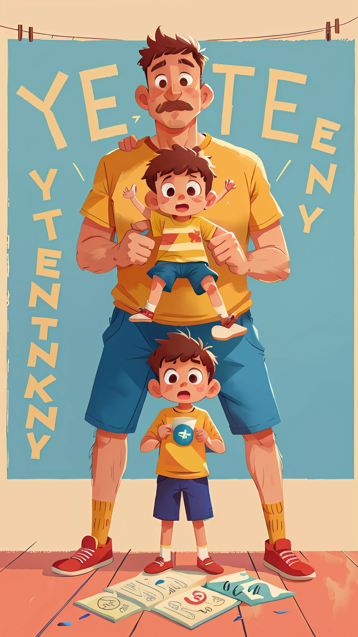(Poster design) A Father's Day poster