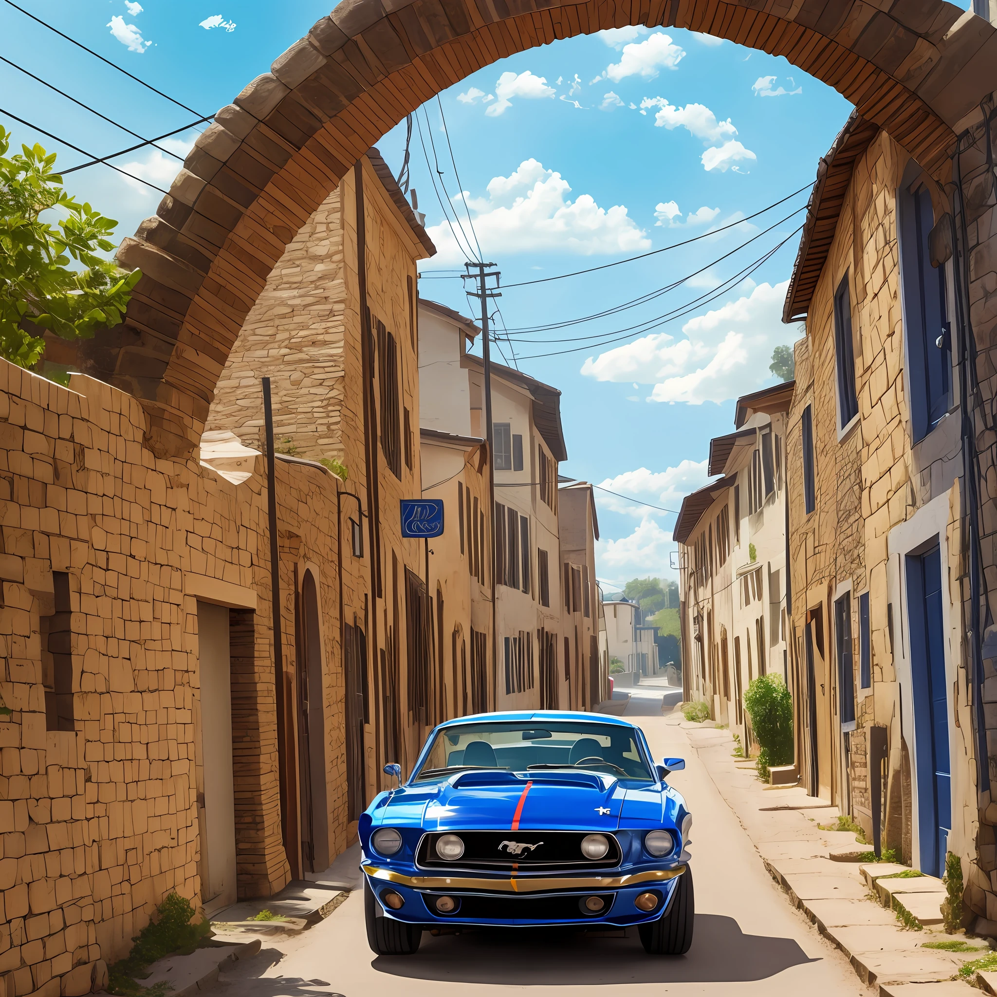 Mustang 67 on Winding Road Style Scribbles
