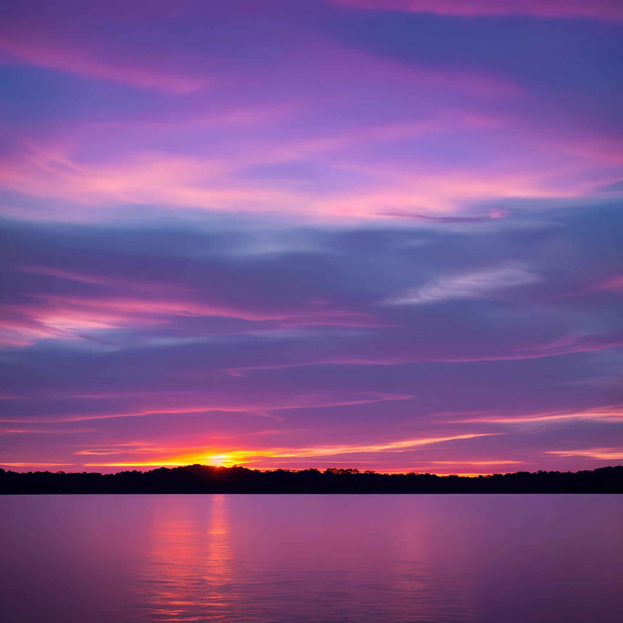 Purple sunset