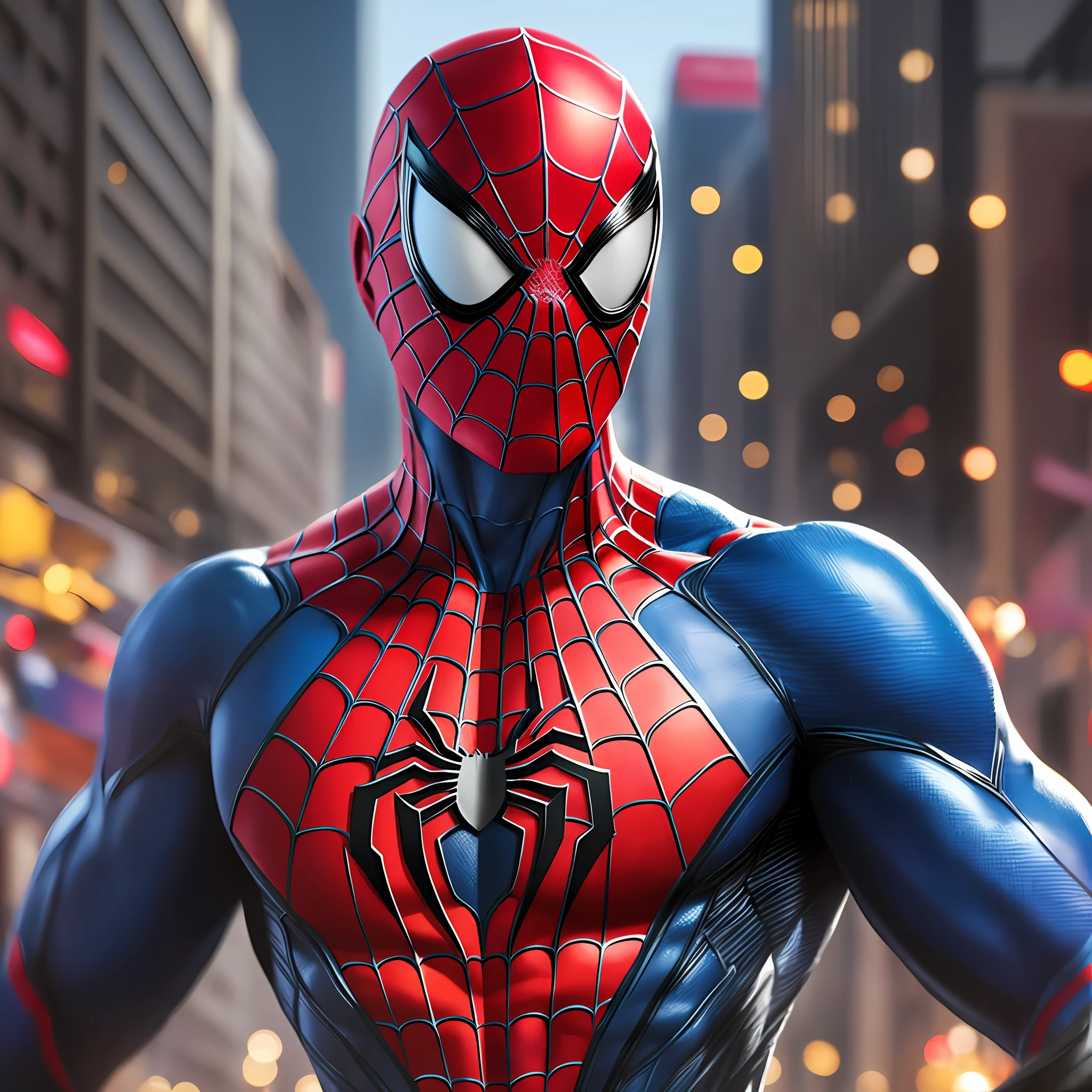 Describe how you would approach the challenge of creating an ultra-realistic representation of Spider-Man, keeping in mind the demands of a client who expects an accurate and authentic depiction. How would you deal with the need to balance the aesthetic needs with the technical demands of producing a detailed and animated three-dimensional model? What techniques would you use to create a true look and feel for the character, while working within a limited budget and schedule? Explain how you would solve any technical challenges involved in creating an ultra-realistic and believable Spider-Man figure. --auto --s2
