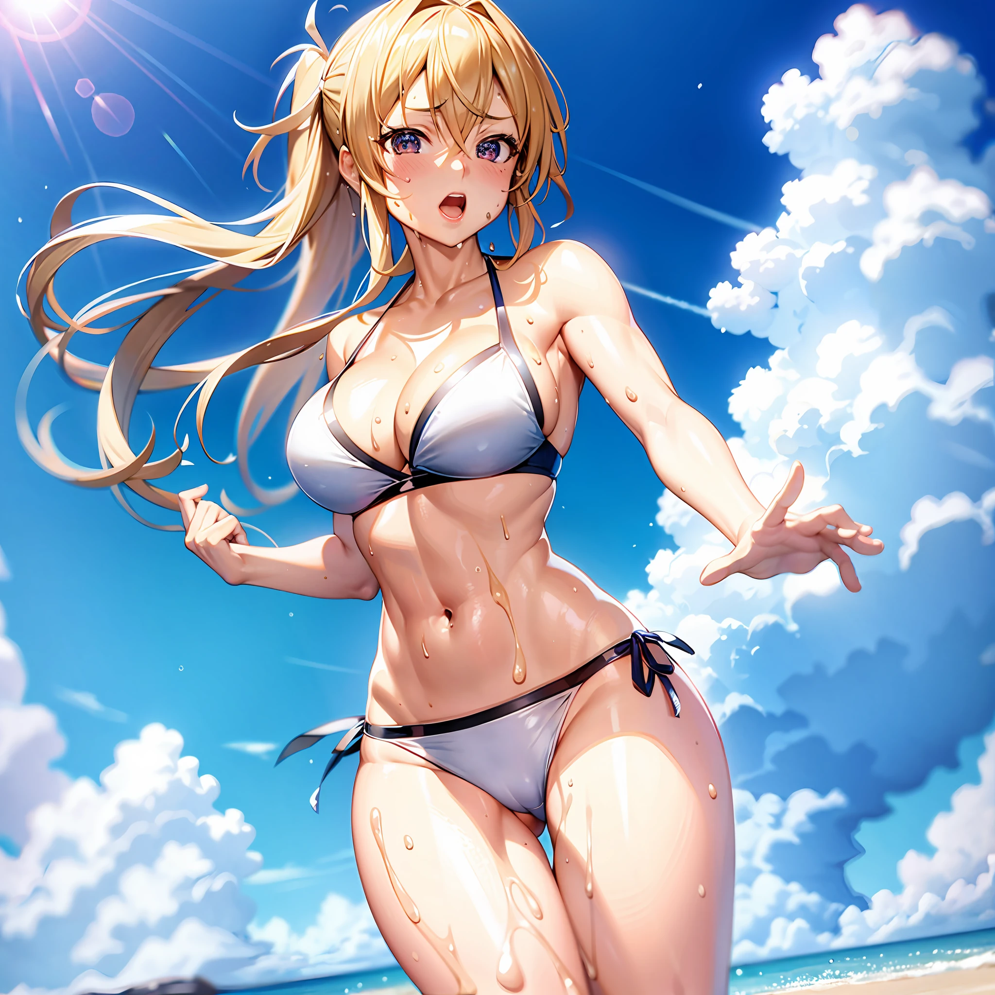 High Quality, Bikini, Thigh₊, Big Tits, Sweat, Food Erina
