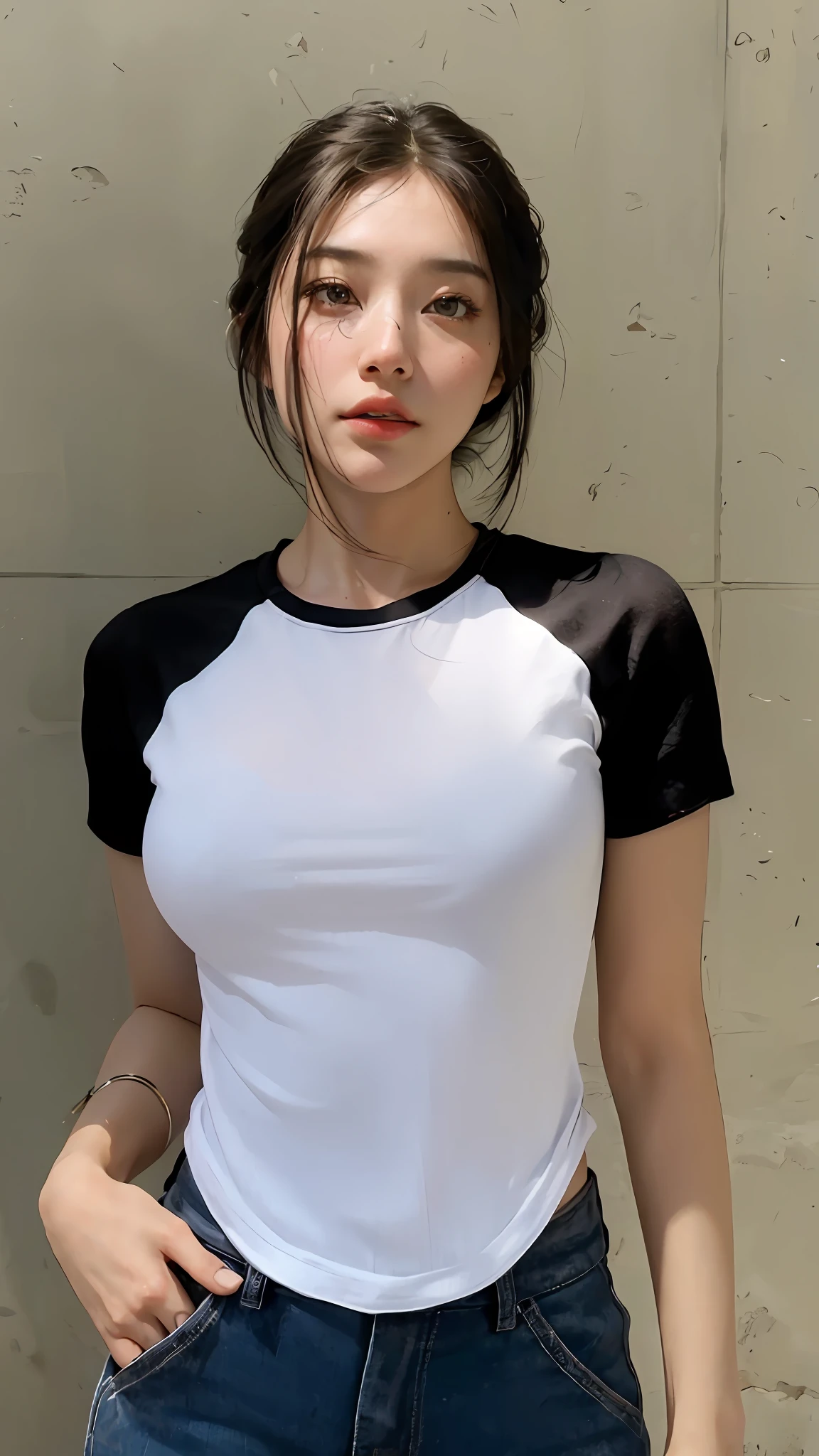 (RAW photo, best quality), (realistic, photo-realistic:1.3),best quality,highly detailed,masterpiece,ultra-detailed,illustration,1girl,upper_body,dynamic angle,world masterpiece theater,messy_long_hair,best quality,extremely detailed CG unity 8k wallpaper,ink,Amazing,cinematic lighting,lens_flare, dunhuang_style