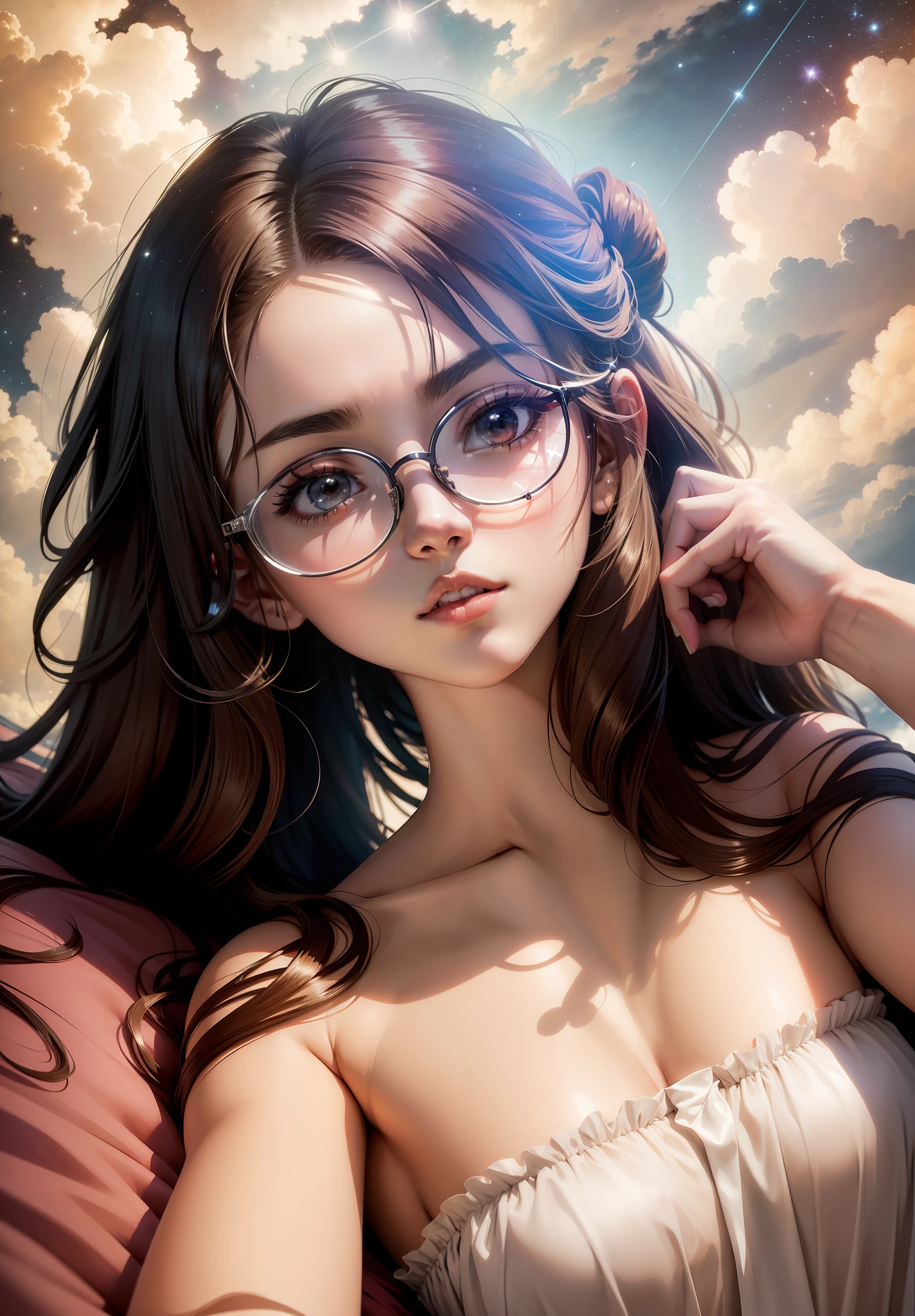 (Anime Models), (Through the Clouds), (Round Thin White Glasses), (Super Complex), (Ultra Detail), (Starry Room Background), (Sturdy Limbs), (Bedroom Scene), (Ultra-High Detail), (Best Quality) matic --visualize-quality 6 --noise-patch-size 2 --auto