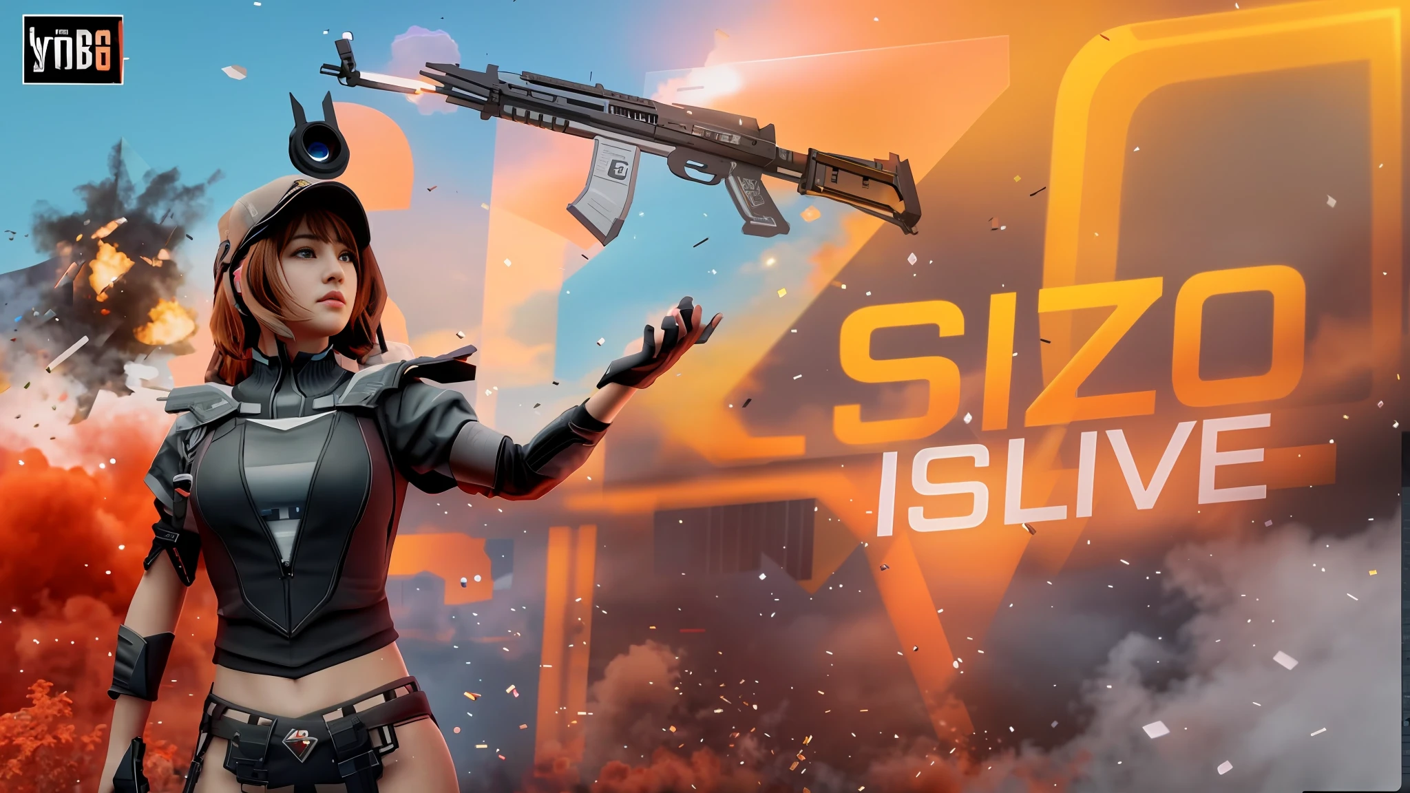 8k,YouTube gaming thumbnail,bgmi,pubg,3d,8k resolution,4k