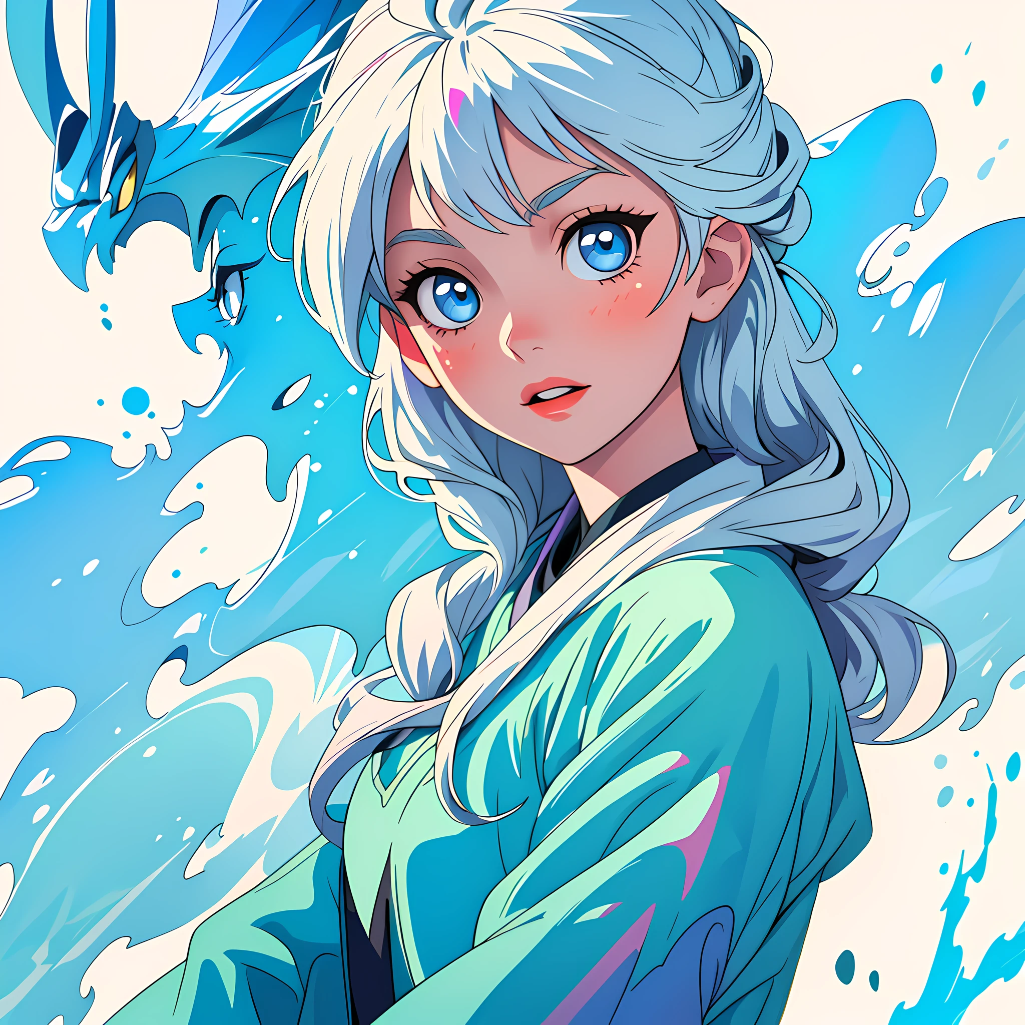 (best quality, masterpiece), 1girl, looking at viewer, upper body, frozen \(disney\),