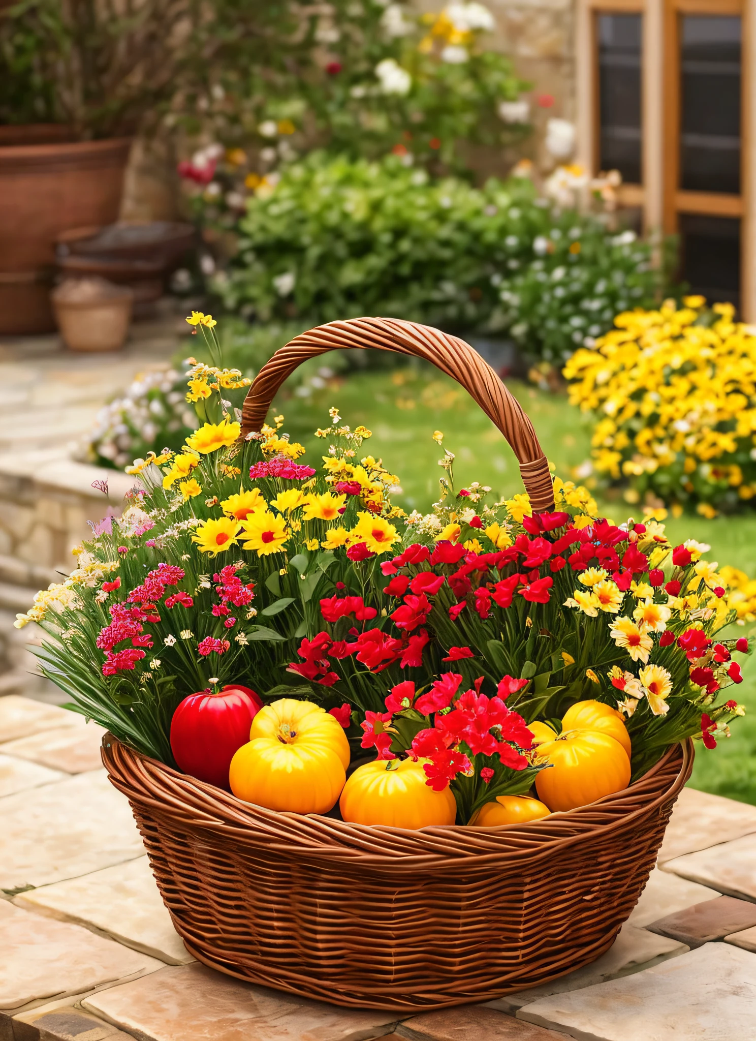 (a masterpiece, the best quality), personalized basket, personalized box, delicate, presentable, affective, warm color language, gift feeling, one or more people, affectionate gestures, expressive looks, soft and delicate lighting, background with pleasant texture and well integrated into the scenery.