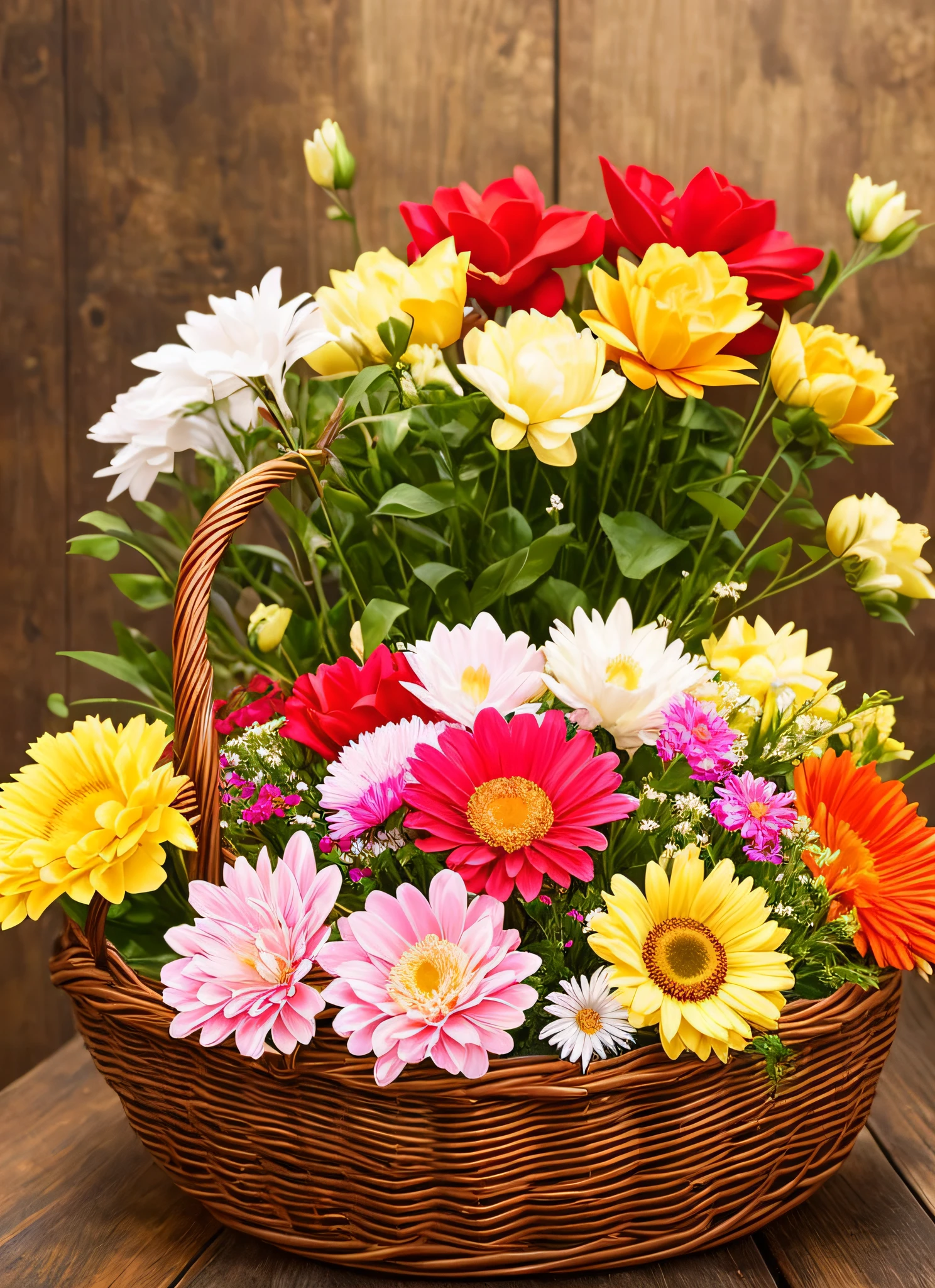 (a masterpiece, the best quality), personalized basket, personalized box, delicate, presentable, affective, warm color language, gift feeling, one or more people, affectionate gestures, expressive looks, soft and delicate lighting, background with pleasant texture and well integrated into the scenery.