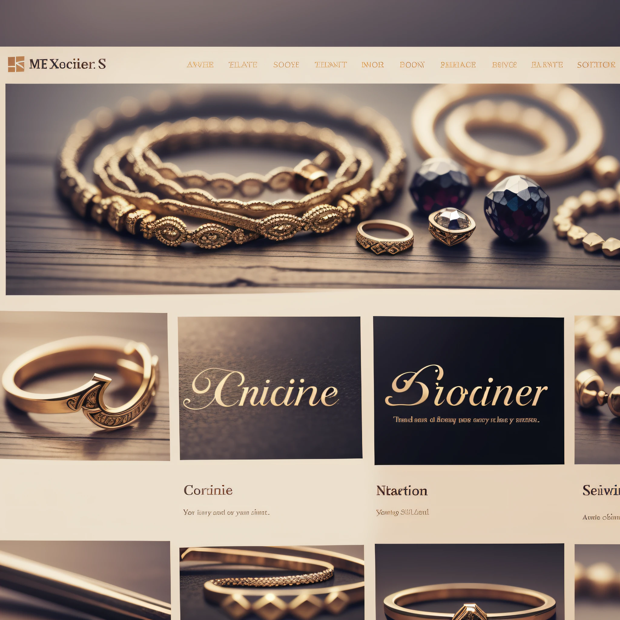 Create a 1345 x 281 banner for online jewelry store --auto --s2