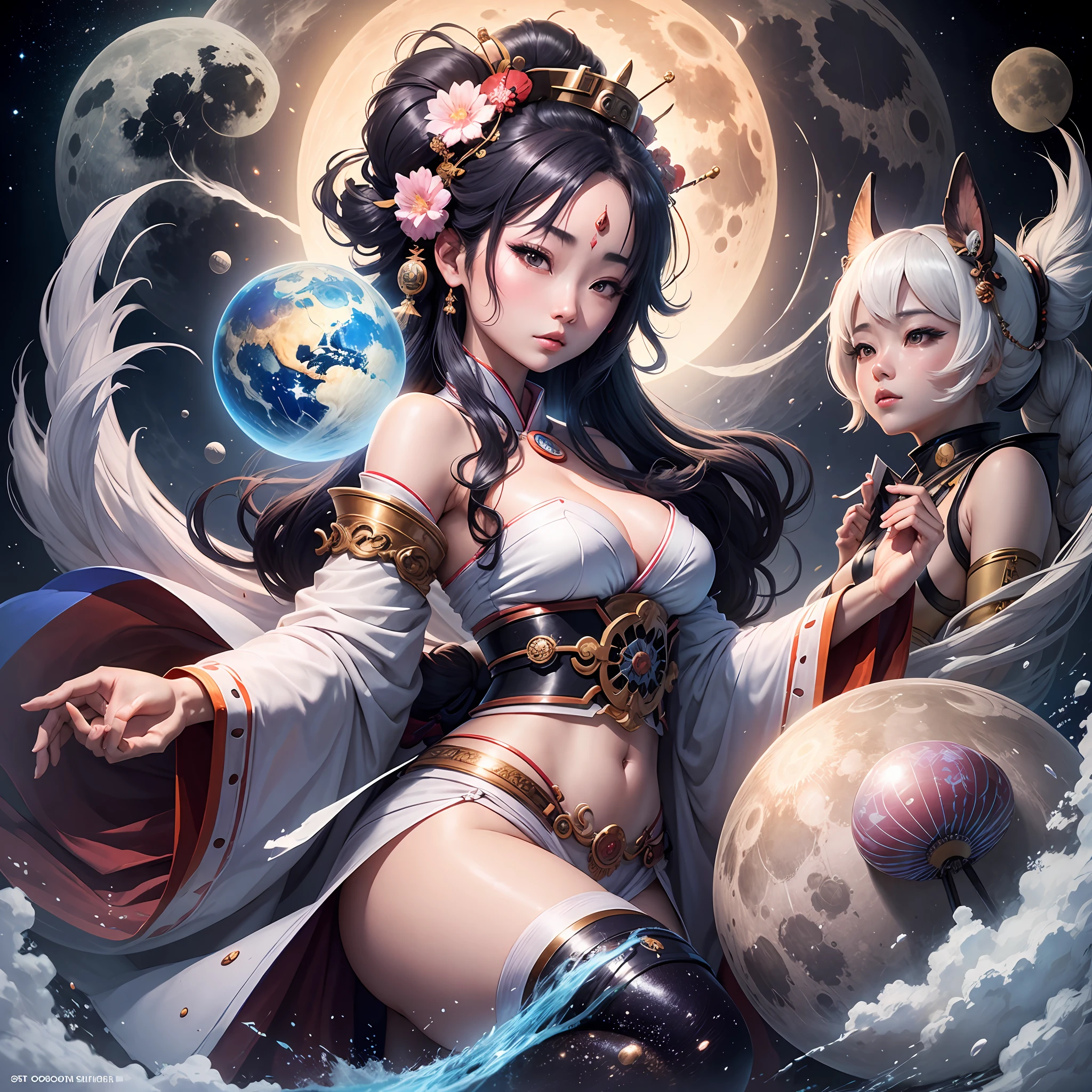 a japanese goddess on the moon --auto --s2