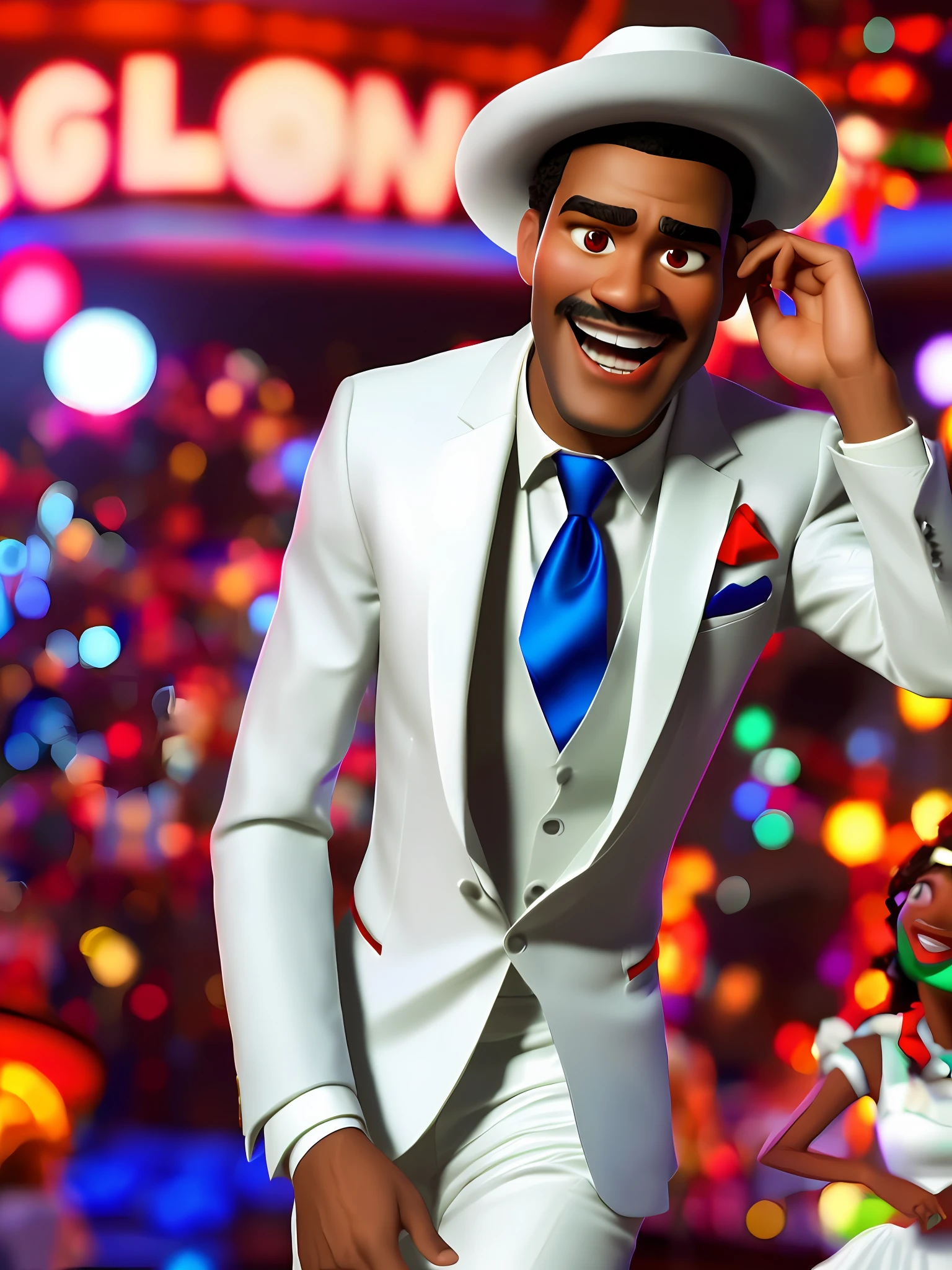 Red tie (Pixar style)