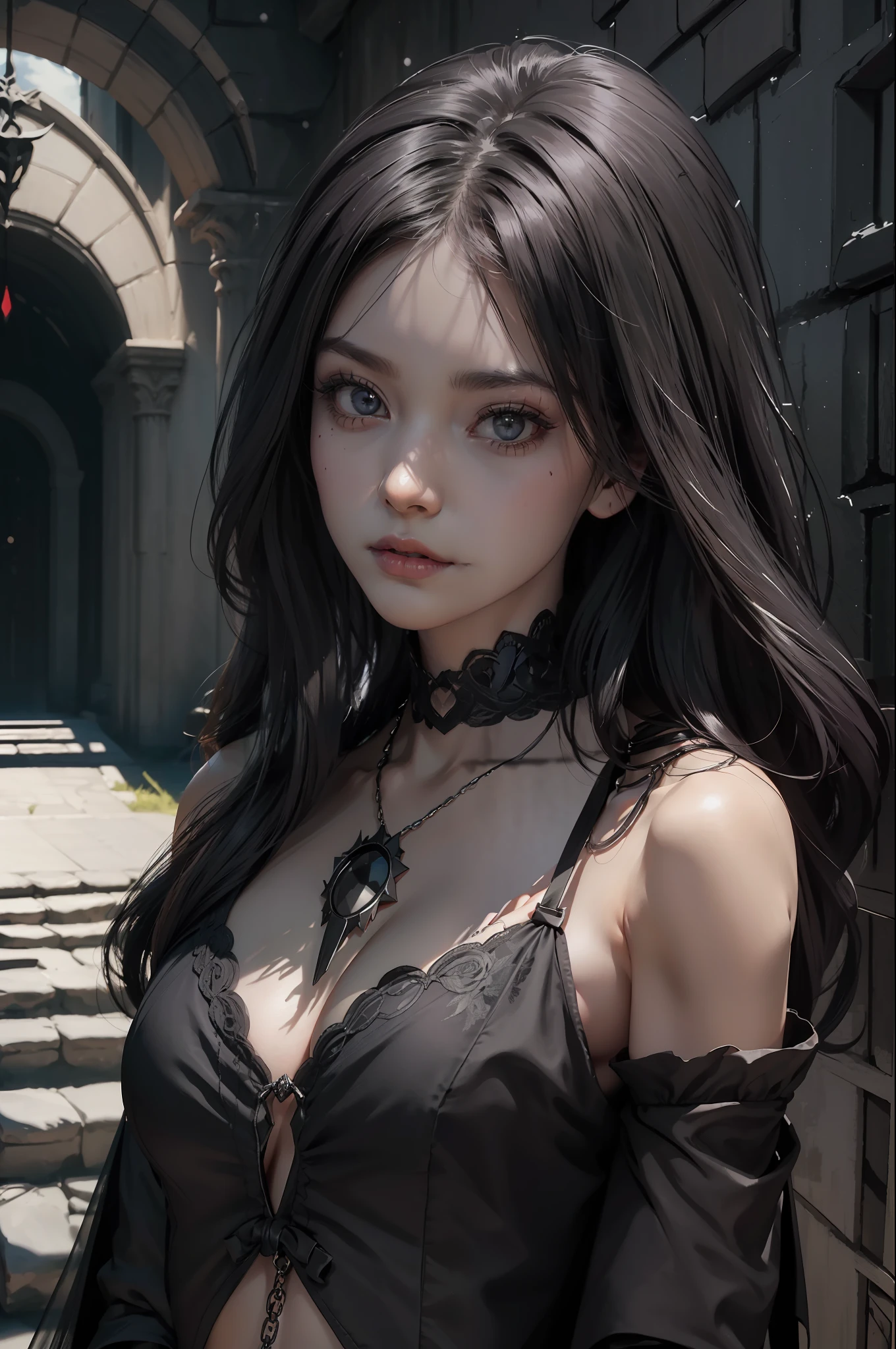 (((Masterpiece)), ((Best Quality))), ((Ultra Detailed)), ((Inset)), ((Black Long Straight)), Lens Glow, Depth of Field, Baby, Purple Eyes, Brunette Hair, Drill Hair, Gaze, Chiffon Dress, Hair Bow, Cross Necklace, {{{Masterpiece}}, {{{Best Quality}}}}, Illustration, {{Beautiful Detail Girl}}}, {{Black Magic}}, Solo, (((Beautiful Detail Lighting))), Beautiful Detail Eyes, (((((Black Long Straight))))),{{{Beautiful Detail Dress}}},midriff,{{Girl}}},(((((Dark Side))))),{{Bust}}}},All Black Bloomers,Flowers,Hollow Eyes,Hollow Night,Hollow Knight,{{Chain}}}}}},Dark Souls,Deep Sea Ship,Deep Darkness,Darkness,{{{Girl}}}},{{Small Tits}}},Death Garden,{{{Emotionless Eyes}}}},{ {{Cthulhu}}},(((extremely detailed clouds)))),{{Very detailed CG Unity 8k wallpaper}}},((Very detailed face))),{{ruins}},{{{Beautiful tailing shadow}}},((Rose)),(Vine),Blood,((Sketch)),(Painting),Red Rope,((Sketch)),((Painting)),((Upper Body)))),((Hidden Hands)),((Hands Back)))
