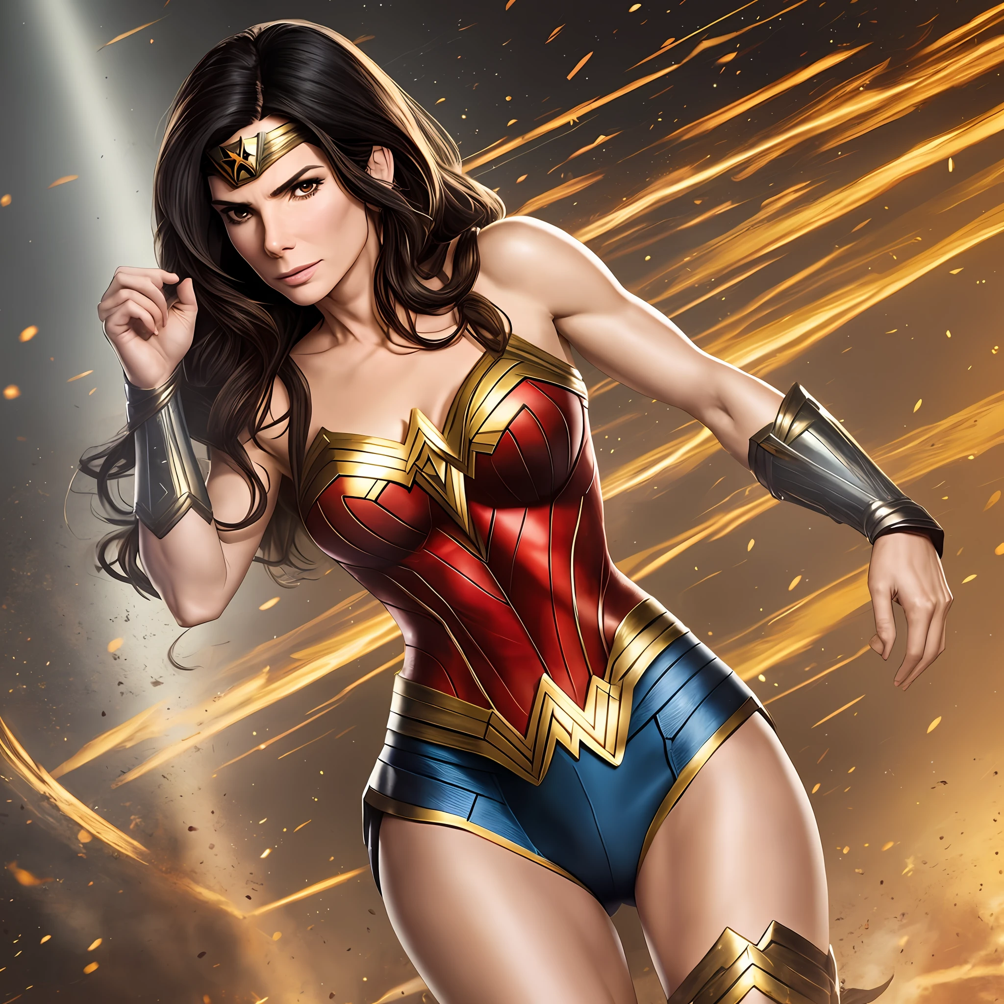 Sandra Bullock, Wonder Woman outfit
