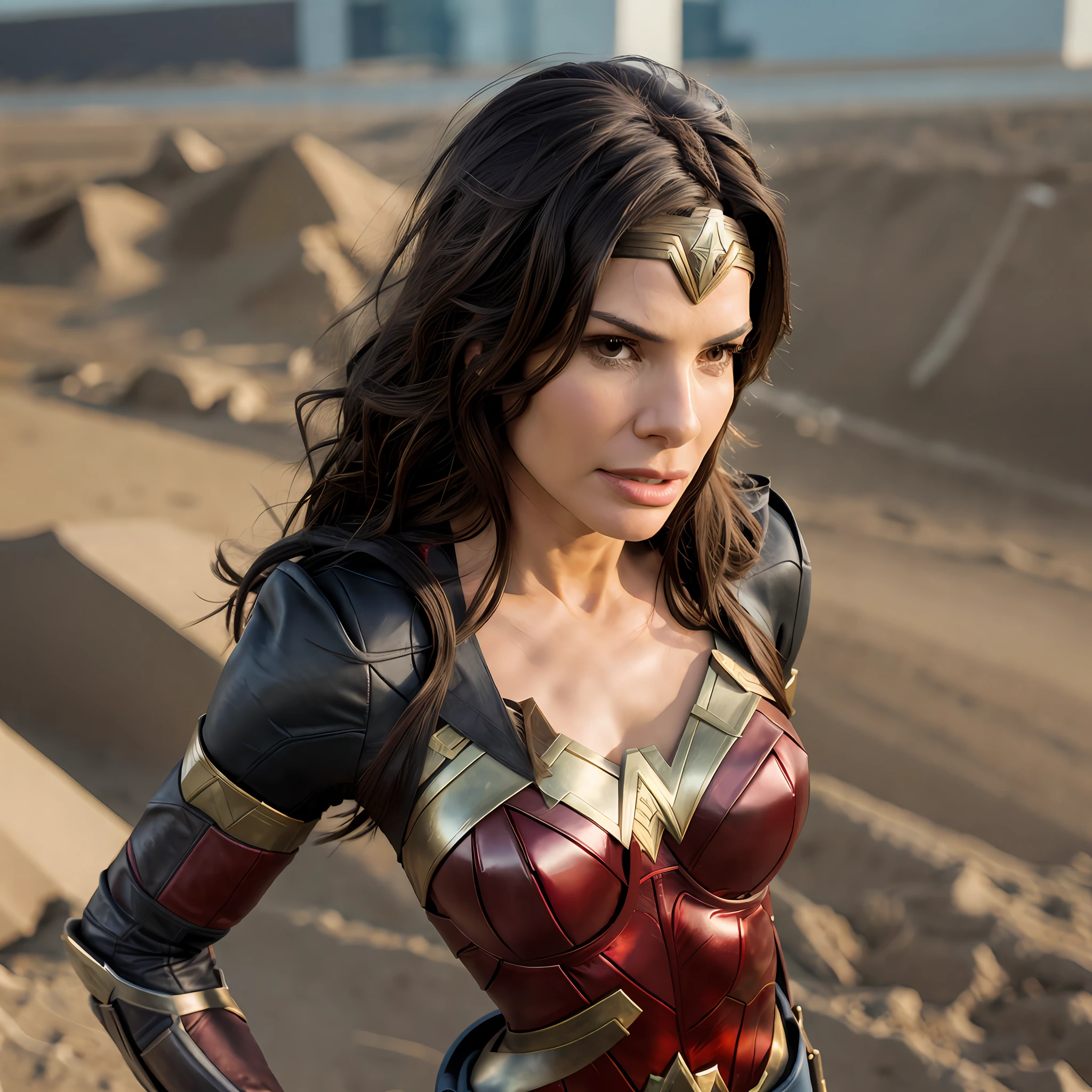 Sandra Bullock, Wonder Woman outfit
