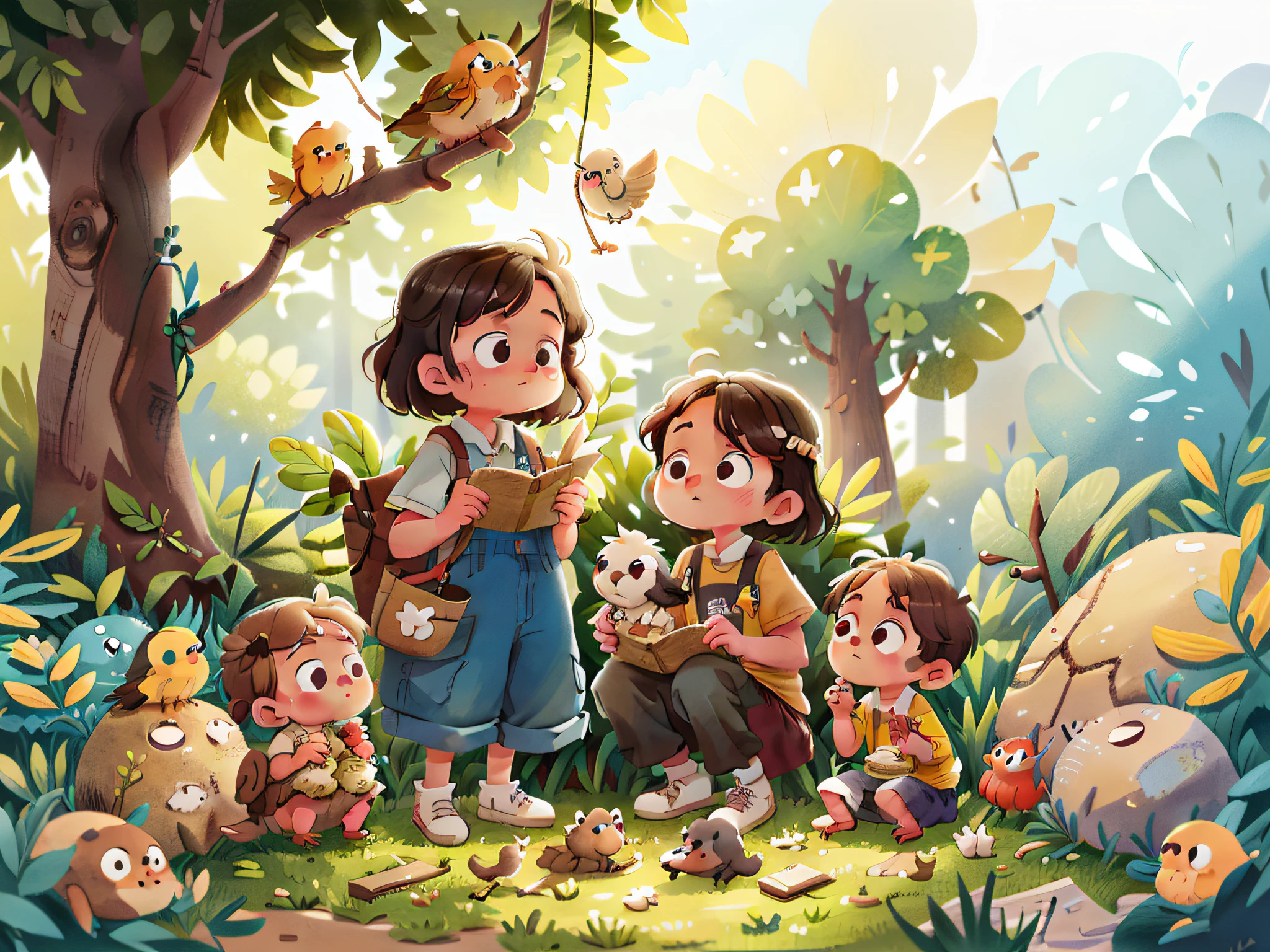 Once, the "Pillipillias" found a baby bird that had fallen from the nest. With care, they built a new nest for the bird and fed it bread crumbs. The twins learned that caring for animals was an act of compassion and respect for God's creation.