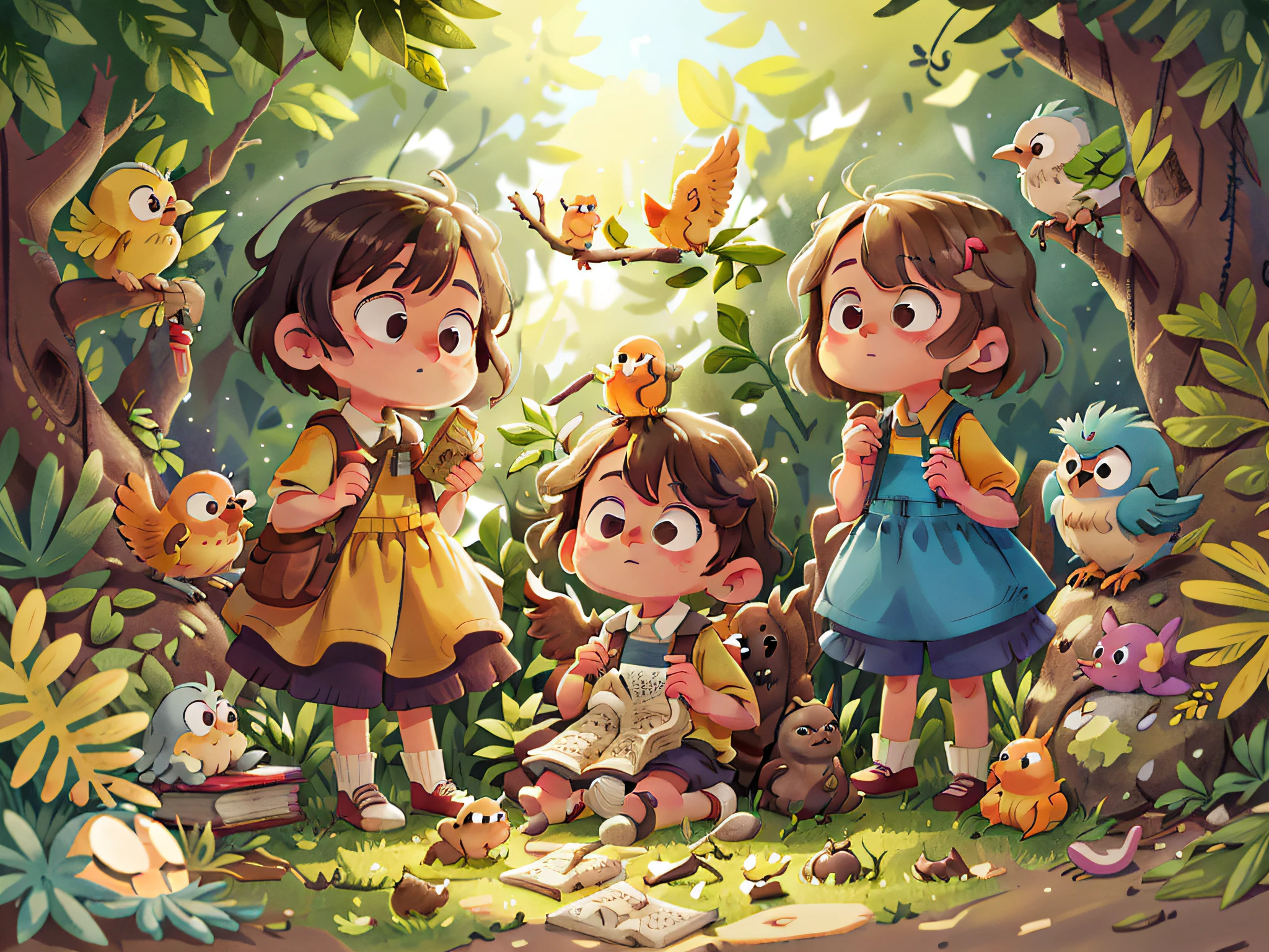 Once, the "Pillipillias" found a bird that had fallen from the nest. With care, they built a new nest for the bird and fed it bread crumbs. The twins learned that caring for animals was an act of compassion and respect for God's creation.