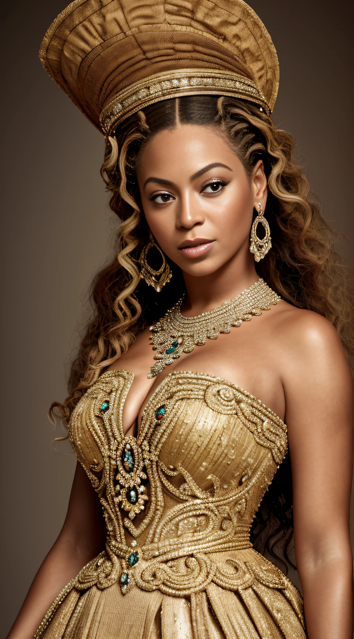 Photo of beyoncé, with details, , with details, accessories, inspired gala dresses, 1830s era. extravagance, FULL BODY texture 4K, high quality, gorgeous hairstyle, 8k image, high image quality,