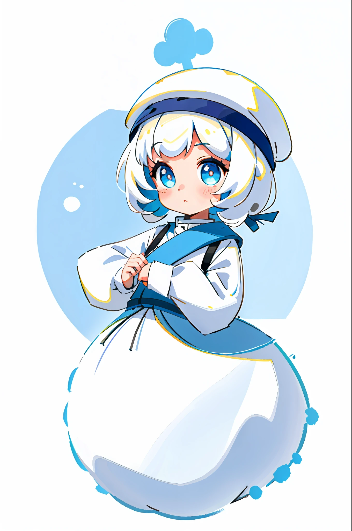 The girl who looks like marshmallow