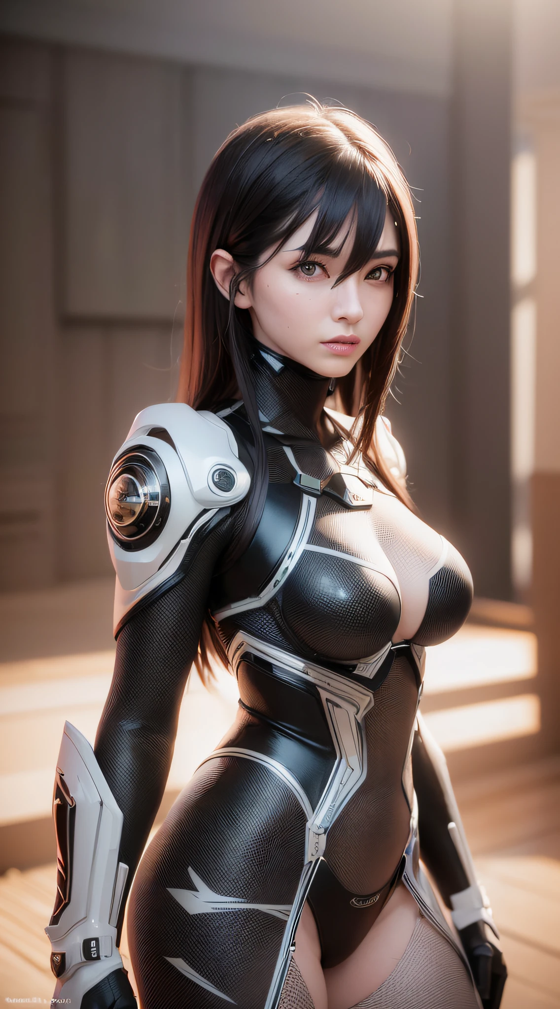 ((Best quality)), ((masterpiece)), (detailed:1.4), 3D, an image of a beautiful cyberpunk female,HDR (High Dynamic Range),Ray Tracing,NVIDIA RTX,Super-Resolution,Unreal 5,Subsurface scattering,PBR Texturing,Post-processing,Anisotropic Filtering,Depth-of-field,Maximum clarity and sharpness,Multi-layered textures,Albedo and Specular maps,Surface shading,Accurate simulation of light-material interaction,Perfect proportions,Octane Render,Two-tone lighting,Wide aperture,Low ISO,White balance,Rule of thirds,8K RAW,