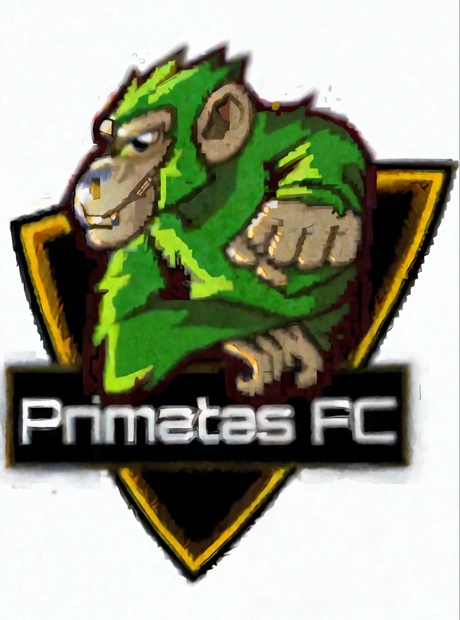 the logo of the primates fc, in style of primal apes, mateus 9 5, ps, game logo, amateur, primal, sports logo, high quality image, pritty, 2 5 6 x 2 5 6 pixels, foto, logo, logo, pirates, nintendo, by Pinchus Kremegne, avatar image, animals, by Ramón Silva
