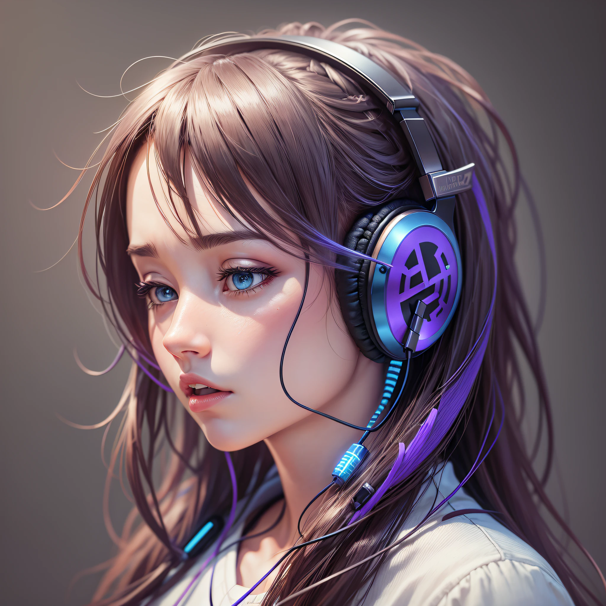 Close Headphones Hyper Realistic --auto --s2