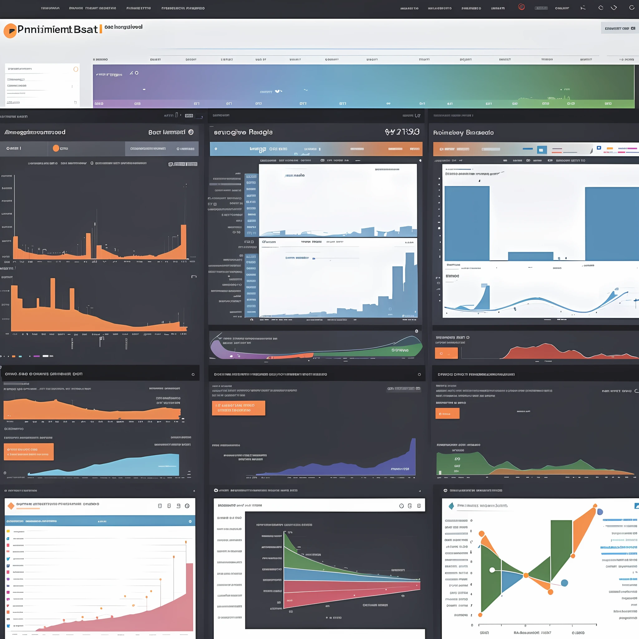 Create an image of a project management dashboard, with real-time charts and statistics that show project progress, deadlines, and budget. --auto --s2