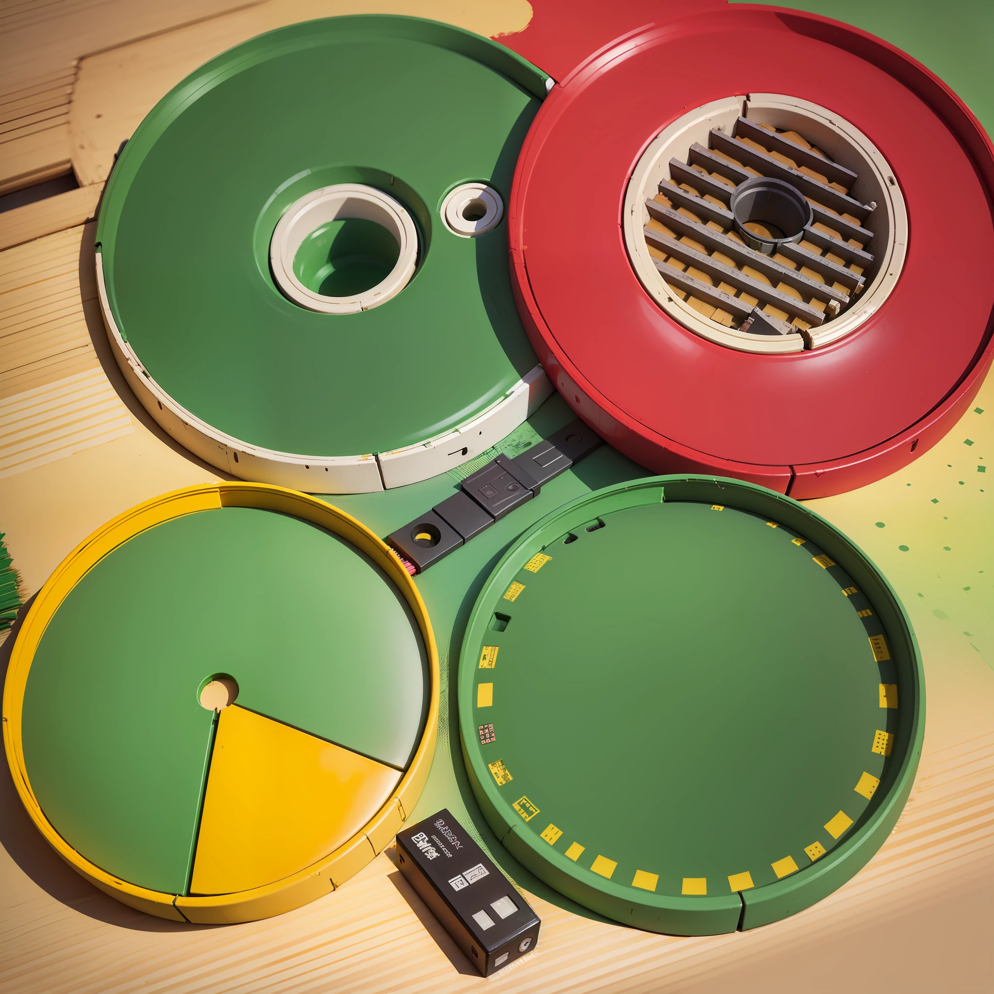 . Gather the following materials: cardboard, paints (red, yellow, green), brushes, glue, cardboard, batteries and conductive wires.
2. Develop a circular mold for the traffic light, with the appropriate proportions for the age group of the children.
3. Cut the cardboard according to the mold, getting three equal parts to represent the colors of the traffic light.
4. Paint each part of the traffic light with the corresponding paint: red for the top, yellow for the middle part and green for the bottom. Let it dry.
5. Cut out three cardboard circles in the same dimensions as the painted parts and make holes in the center of each one.
6. Glue the cardboard circles to the painted parts of the traffic light, aligning the holes.
7. Insert the LED lights into the holes, connecting them to the conductive wires and batteries so that they light up in the corresponding colors.
8. Check the operation of the traffic light, ensuring that the lights come on correctly according to the colors.
9. Decorate the traffic light with drawings or stickers related to traffic, stimulating the plastic expression of children.
10. Test the material before its use in activities with children, making sure of its safety and suitability --auto --s2