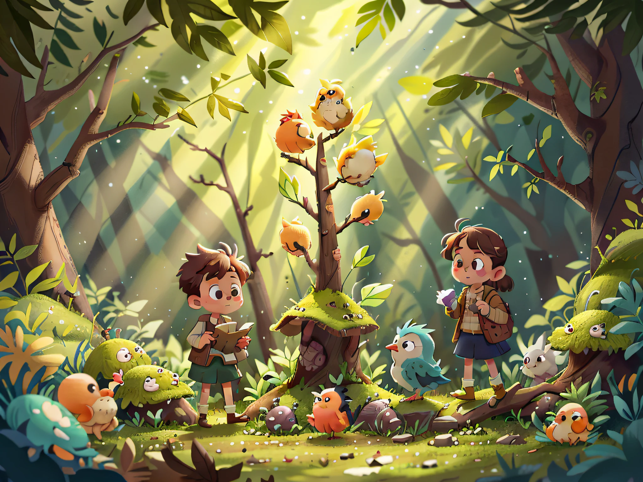 During a walk through the forest, the "Pillipillias" found a fallen bird's nest. Carefully, they placed it on a high branch, protecting the eggs and future chicks. The girls understood that God's creation deserves to be cared for and respected.