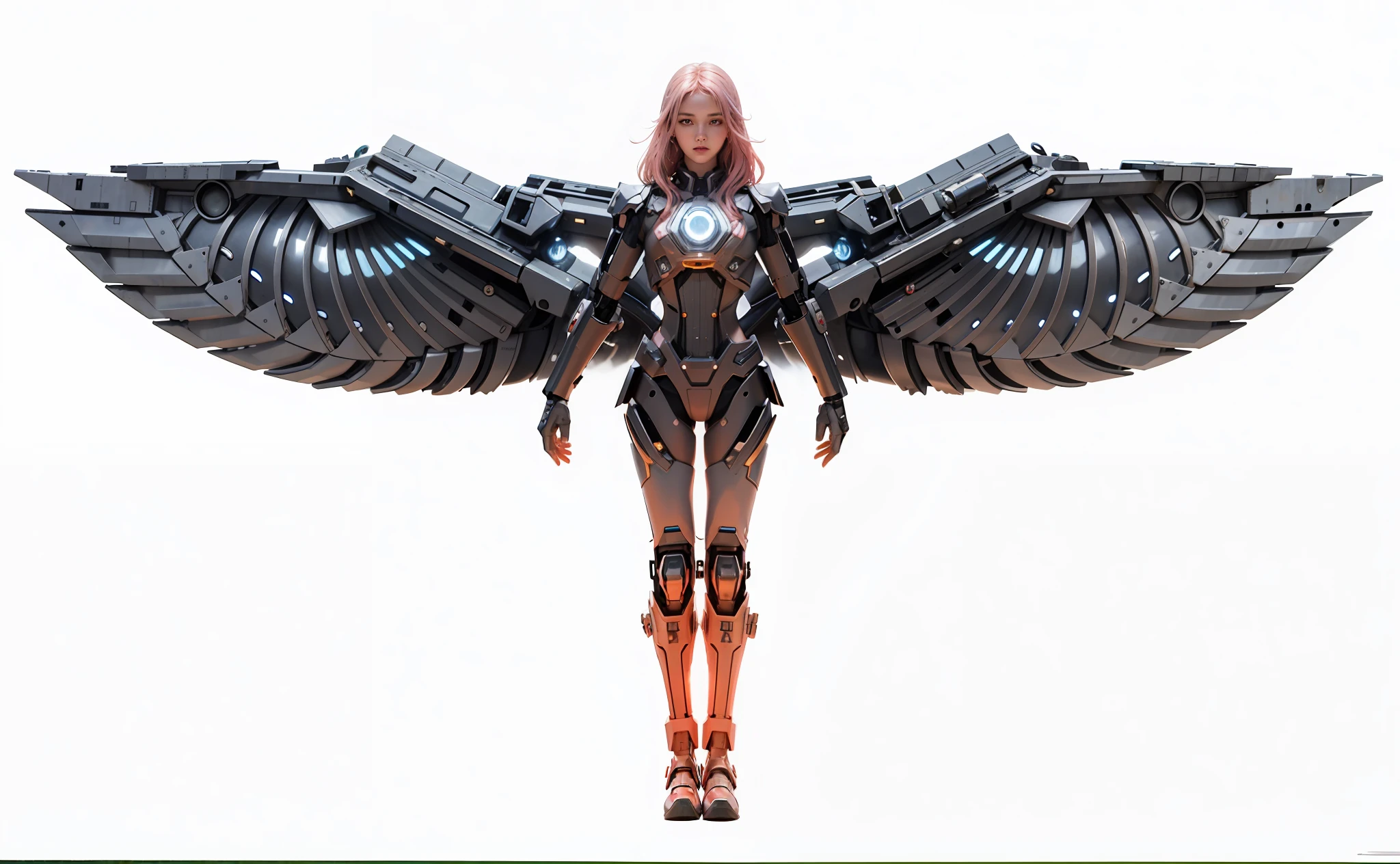 BREAK, 1girl, solo, looking at viewer, flat bangs, (young cute beautiful 18-year-old girl:1.1), 3d face, beautiful girl, Beautiful face, pretty, girlface, kpop idol, supermodel, stunning innocent symmetry face, (hand of Guido Daniele), perfect body, medium breast, slim waist, slim legs, (high detailed skin:1.2), glowing eyes, goddess, natural skin texture, shiny skin, White skin, Beautiful detailed face, detailed face, real skin texture, cute delicate face, finely detailed face, golden ratio, golden ratio face, expressive eyes, perfect face, perfect skin, flawless face, clear face, shiny hair, pale skin, Proper body proportion, perfect anatomy, realistic skin texture, luscious lips, glossy lips, natural makeup, beautiful bright pupils, slender figure, intricate eyes, detailed pupils, detailed face and eyes, longeyelashes, blush, good hand, perfect hands, pretty face, beautiful female bodies, finely detailed skin, oily shiny skin, BREAK, (((((mecha musume, mechanical parts, super robot joints, robot joints, single mechanical arm, mechanical arms, headgear, mechanical halo, star halo, intricate mechanical bodysuit, mecha corset, bodysuit, full armor, (ember, battlefield, volumetric fog, grey mist, smoke, explosion, apocalyptic, destroyed city background, buildings on fire:1.3), (floating colorful sparkles:1.2), (energy beams:1.3), (highly detailed worn metal texture:1.3), (rust, dirt, dust, scratches, abrasions on the metal texture:1.2), science fiction, (Pink hair, pink theme, pink livery, pink eyes:1.3), very long hair, (A human who emits an aura from his body:1.4), (Pink energy light emanates from the body:1.4), (fullbody:1.3), (fly:1.3), (lightning discharge lightning effects:1.2), (electrocution:1.3), (Luminescent Particles:1.4), holding gun, battle, (Electric sparks, sparks, flying bullets,Dodge bullets,building hit by missile, Futuristic technology drone hit by laser weapon:1.3), adventurous look, starry sky, colorful refraction, Wormhole world, futuristic cit