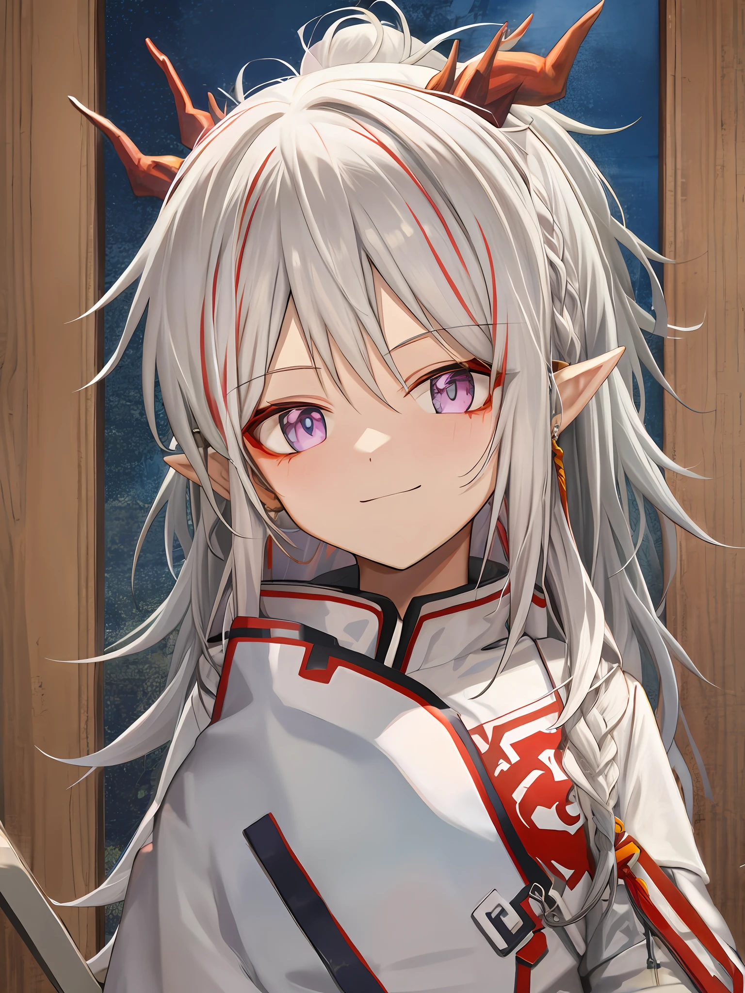 Gray hair loli