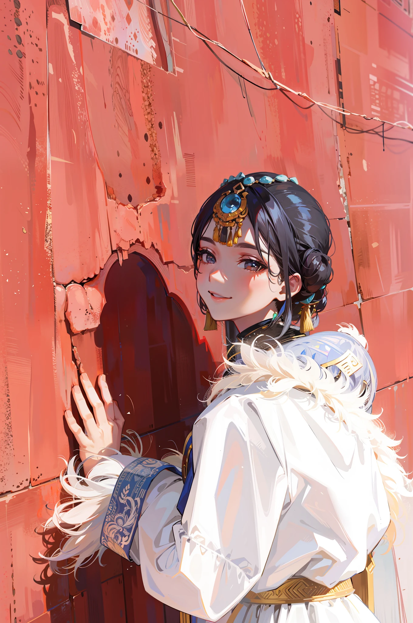 Smiling, charming mouth