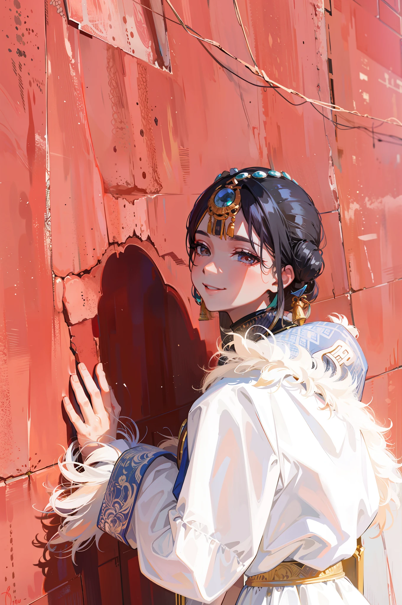 Smiling, charming mouth