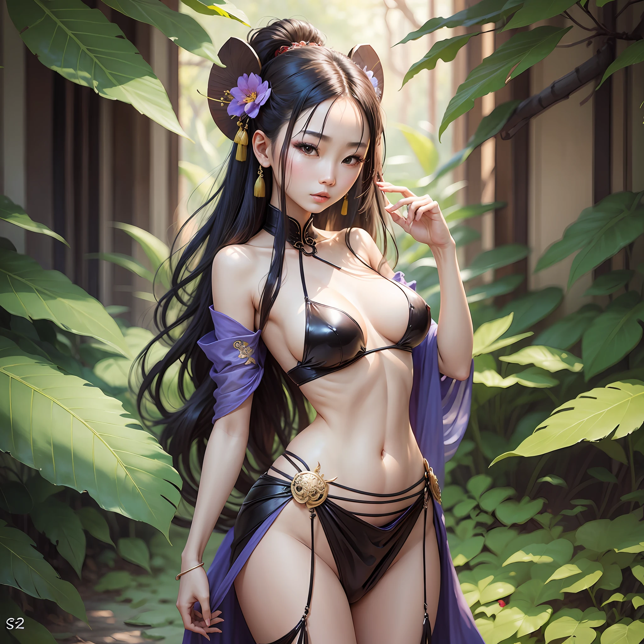 A Chinese beauty with a thin waist and long breasts --auto --s2