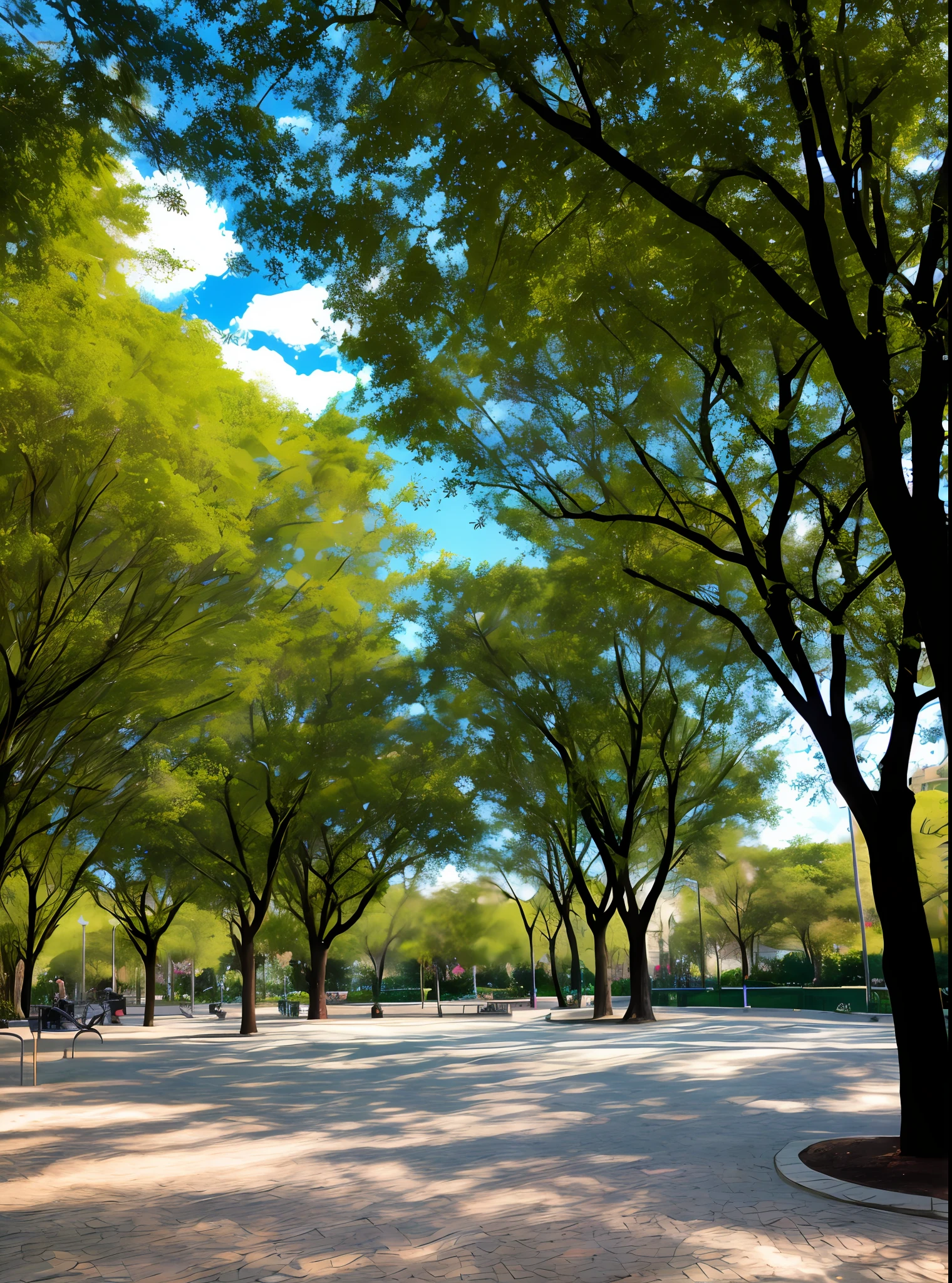 park movimentado