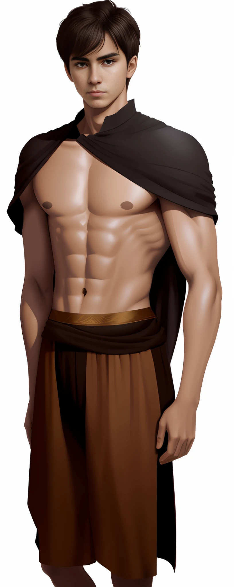 Body from various angles,front,side,back,
