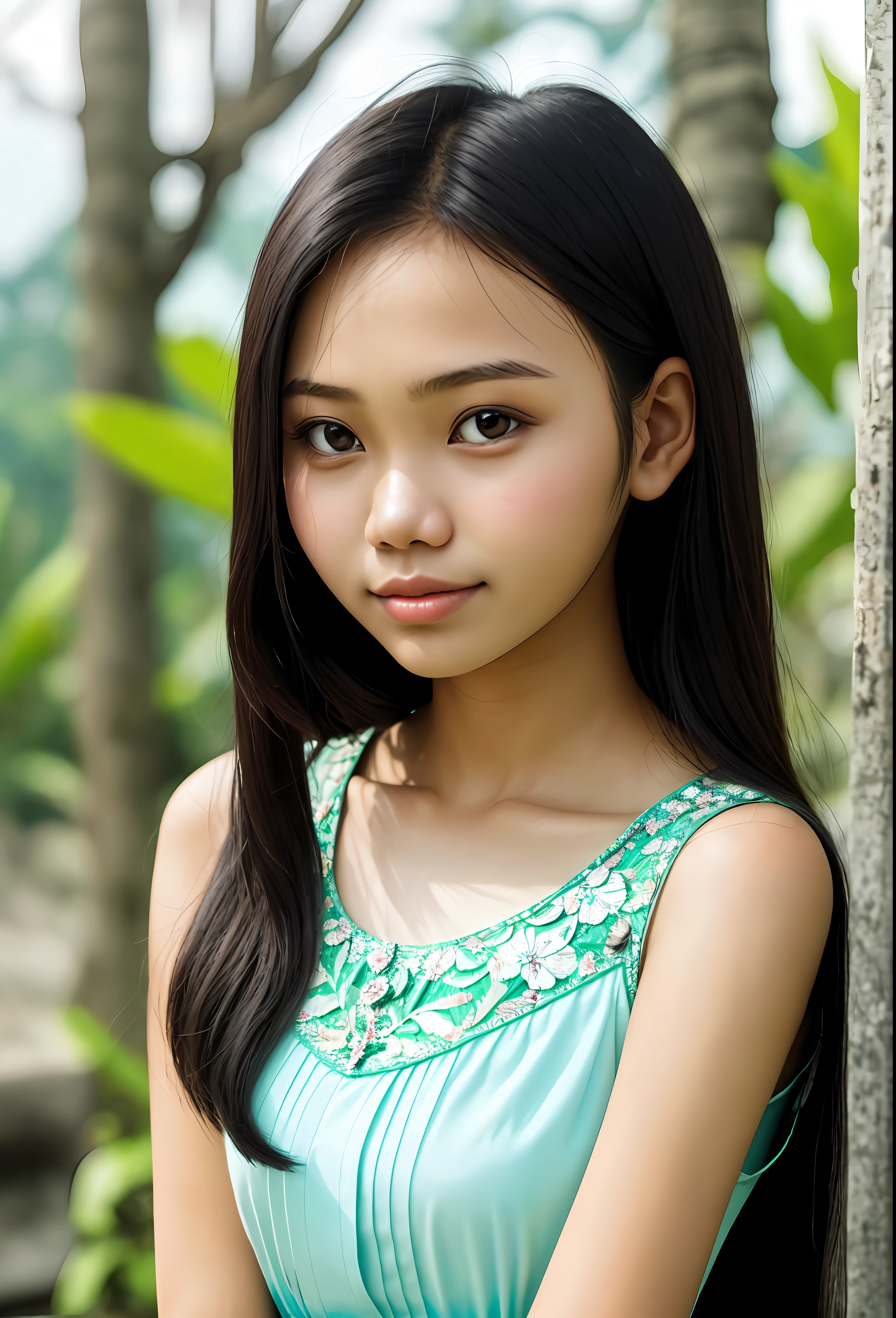 (Beautiful Indonesian girl:1.2), 18 years old