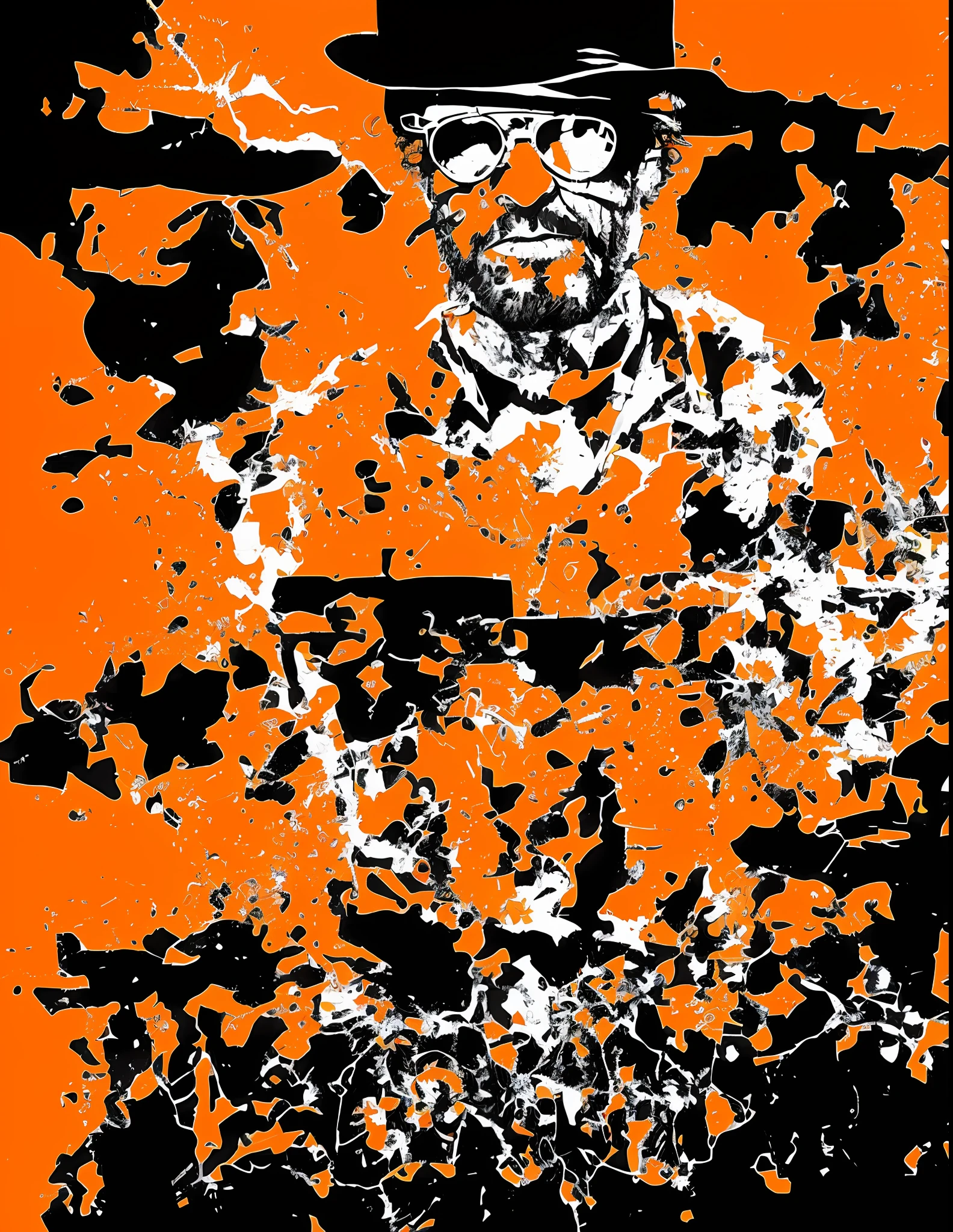 fear and loathing in las vegas, orange and black color scheme, sinCity_iamYork
