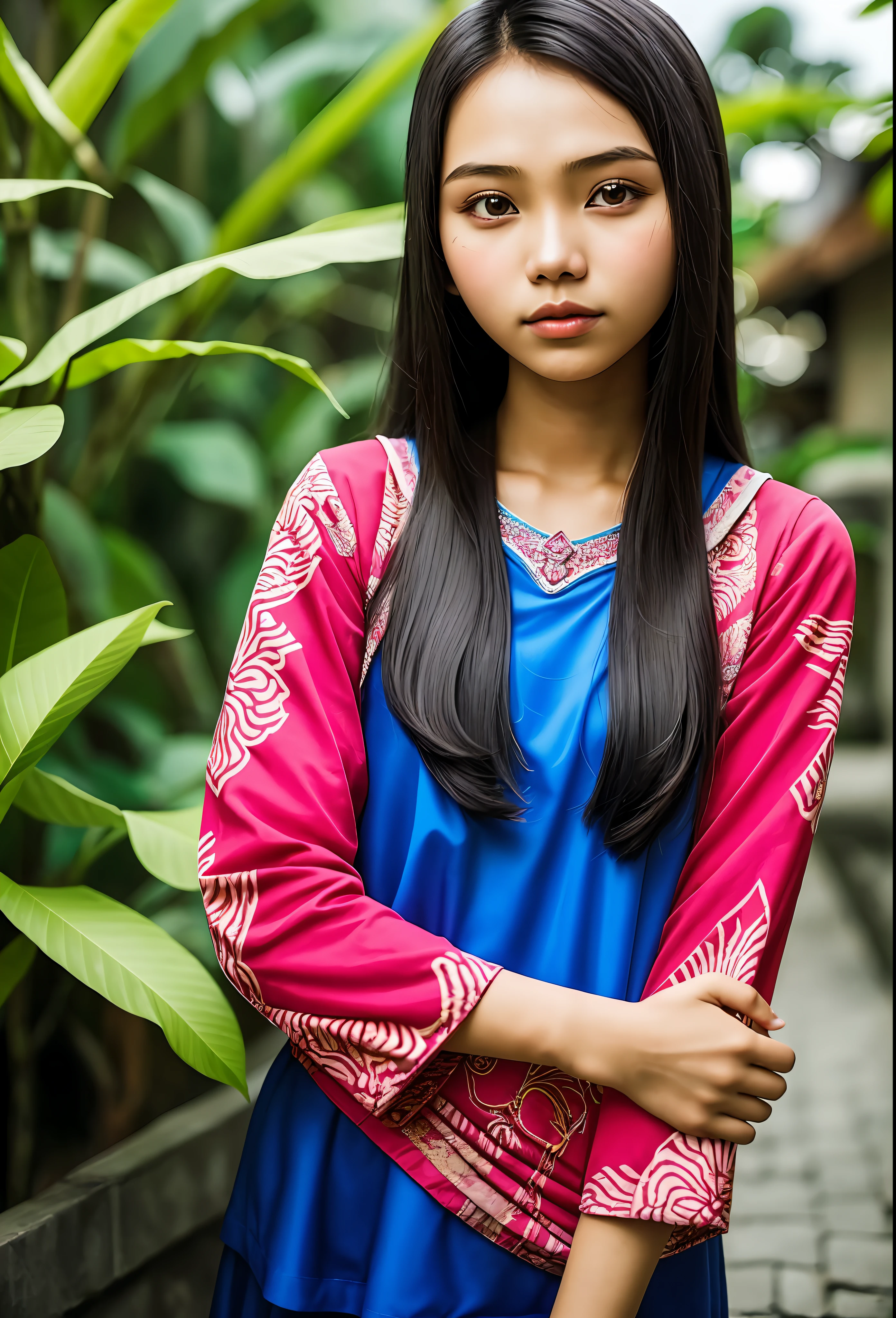 (Beautiful Indonesian girl:1.2), 18 years old