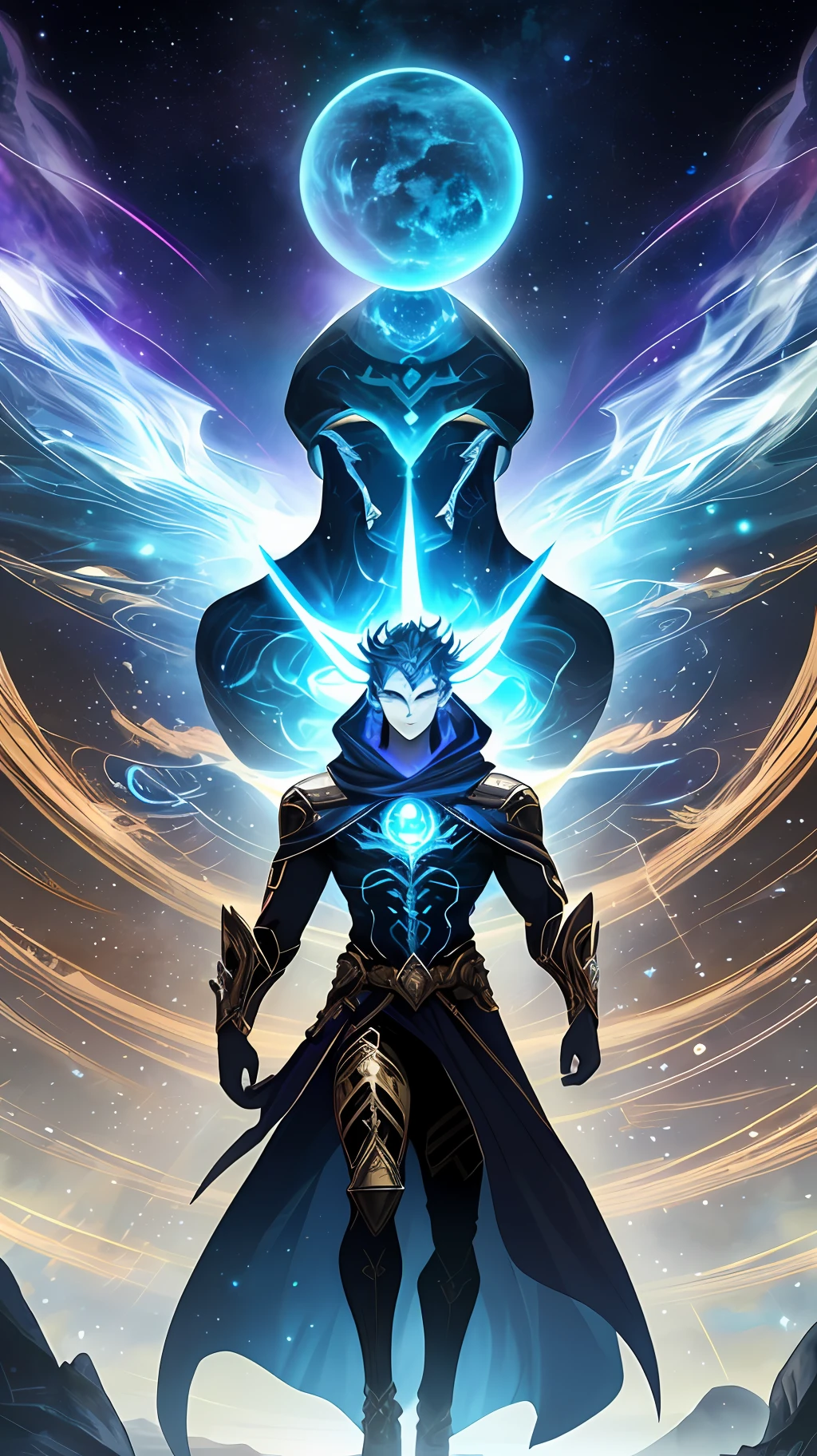 In this drawing of a unique fictional character, imagination comes to life. A mysterious being emerges, coming from the frontiers of the imagination, transcending the limits of reality.
He is a hybrid being, a fusion of elements from different species and worlds. His body has an alien anatomy, with limbs elongated and curved gracefully. Her skin displays intricate and iridescent patterns, glowing with shades of blue and violet, conveying an aura of mystery and enchantment.
His eyes are large and expressive, shining with a captivating intensity. They reveal the depth of your wisdom and the curiosity that burns within. His pupils can be as deep as an abyss or radiant as twinkling stars, evoking the vastness of the universe he represents.
The fictional character carries with him an air of power and magic. His dress is ornamented with ancient symbols and mystical runes, indicating his connection to the occult and the unknown. He wields an artifact of power, whether an enchanted weapon or a magical instrument, evidencing his ability to manipulate forces beyond human comprehension.
This fictional character is an enigmatic and fascinating being, representing the richness of the imagination and the diversity of possibilities that exist beyond our world. It inspires discovery, exploration, and the willingness to dive into new horizons. May your presence awaken the desire for adventure and remind us of the infinity of the universe of creation.