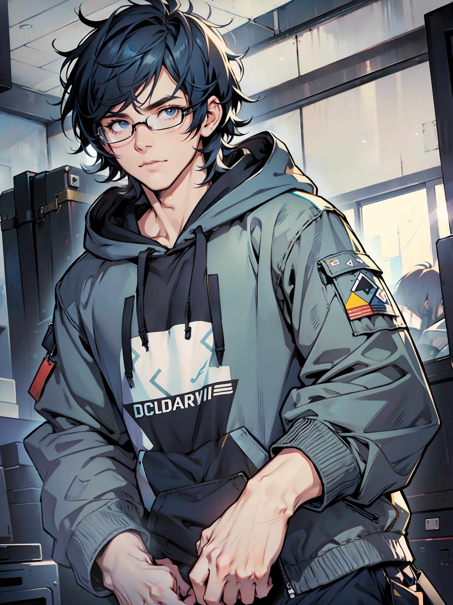 front of hoodie